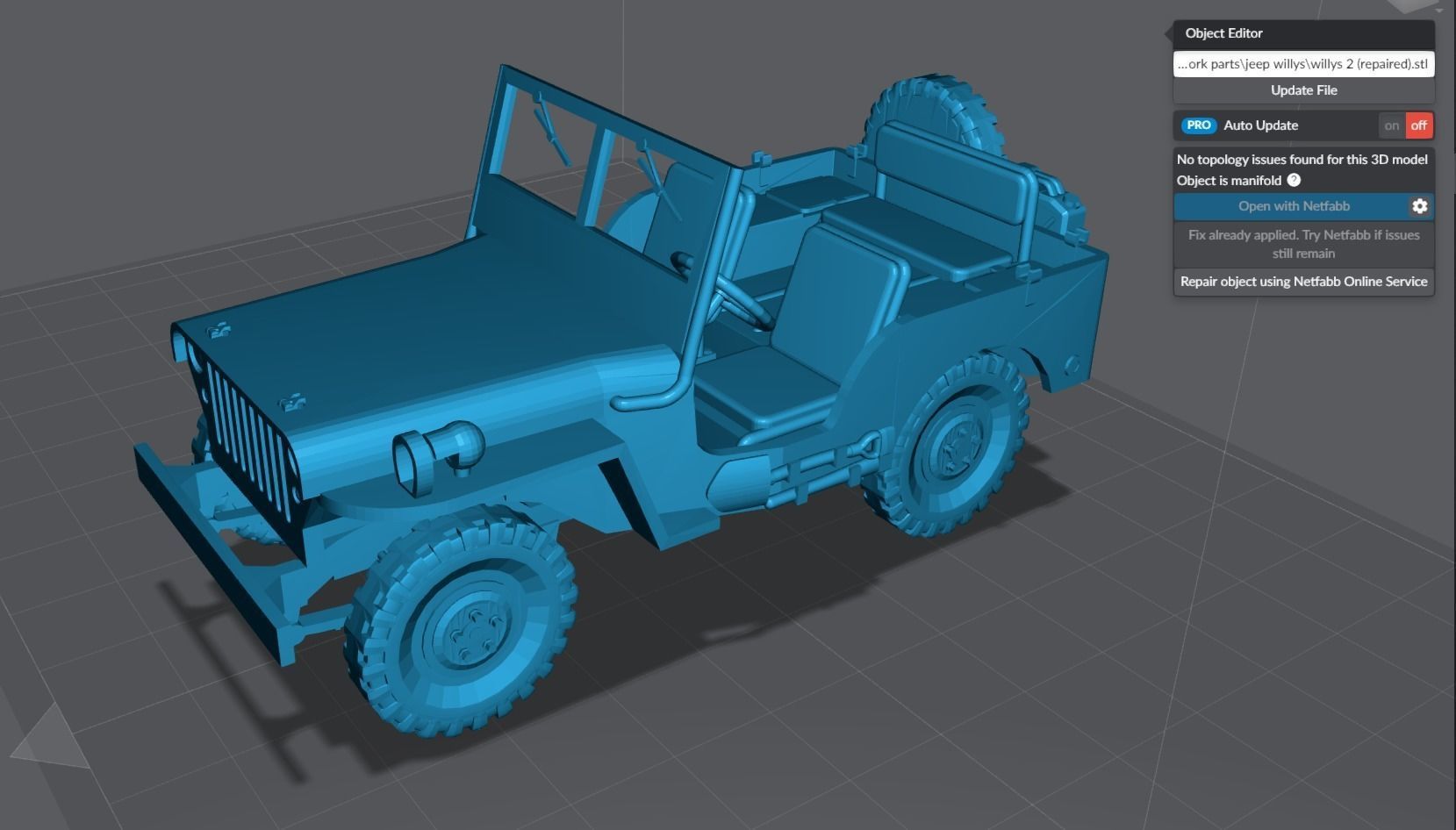 Jeep Willys MB Scale Model 3D print model_6