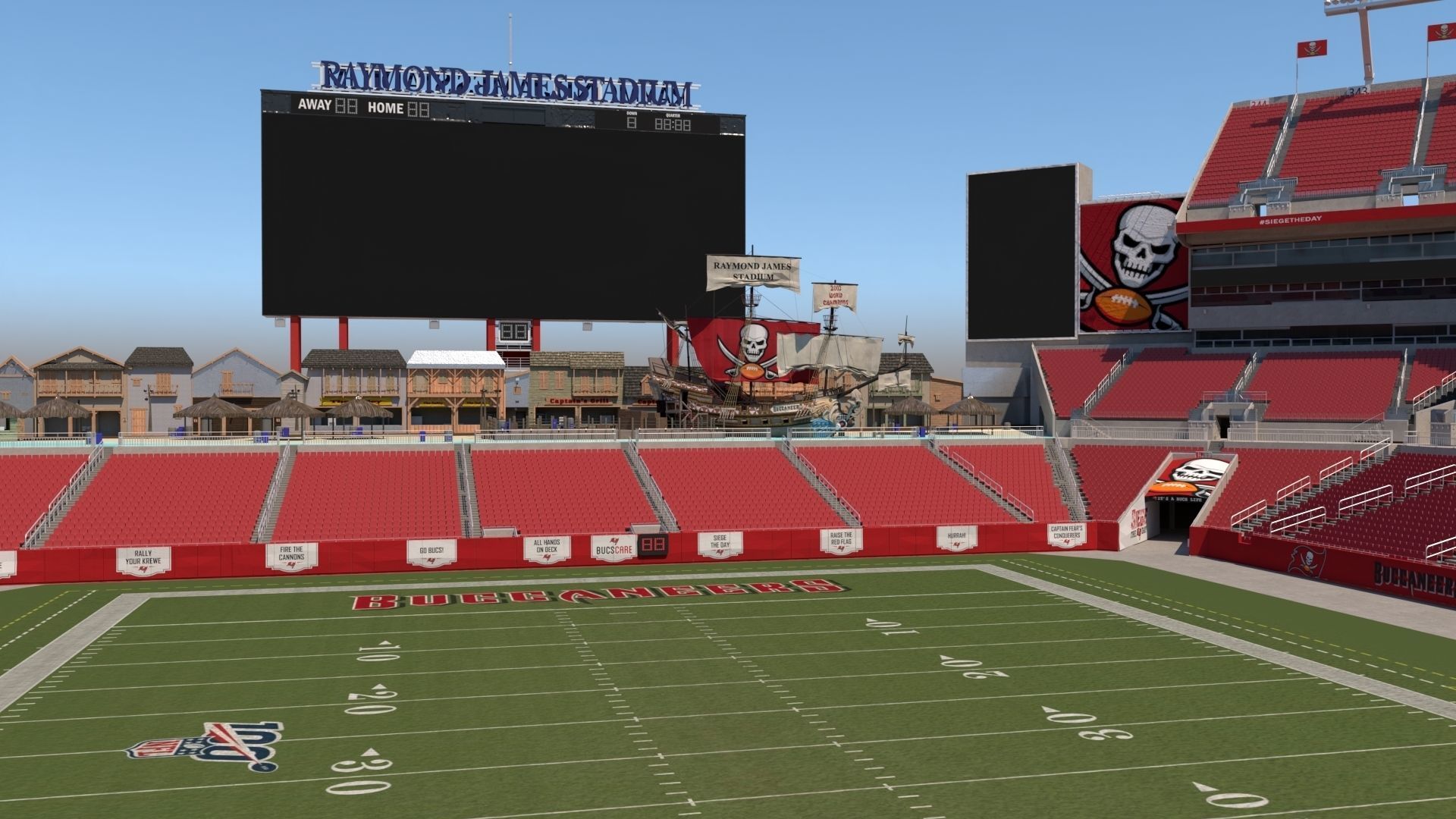 Raymond James Stadium - Florida 3D model_3