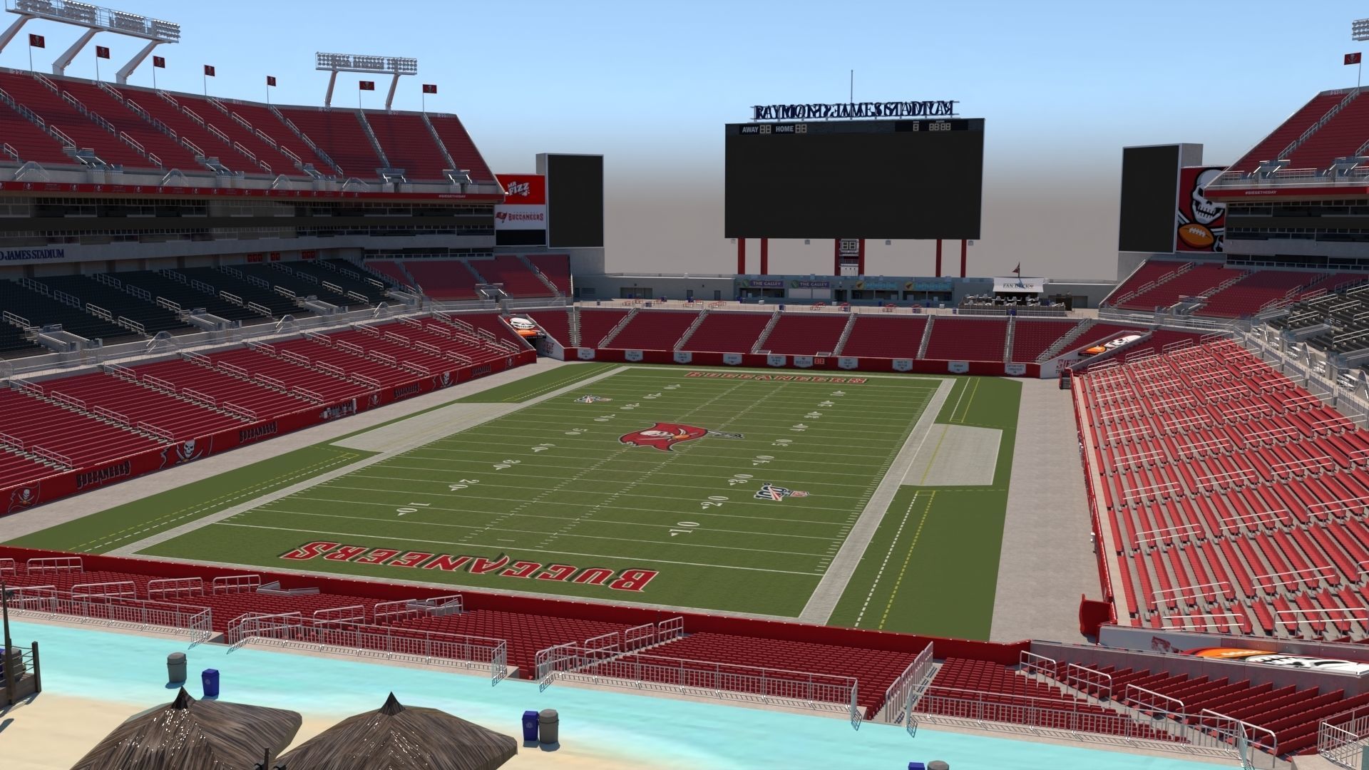 Raymond James Stadium - Florida 3D model_2