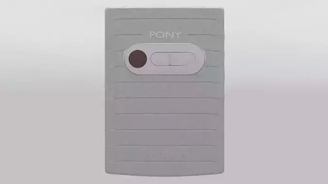 PONY Soundrun Walkman Low-poly 3D model