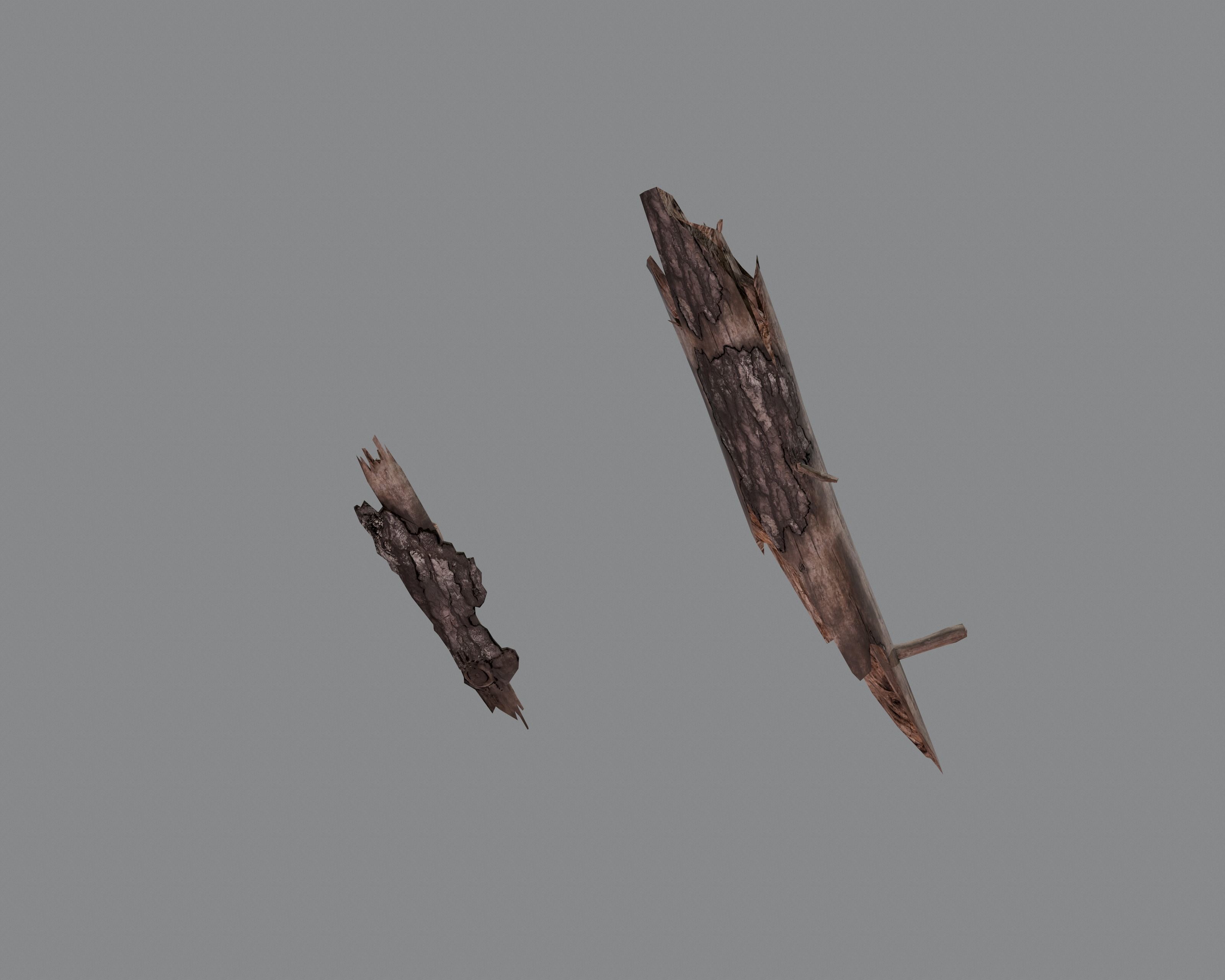 Nature Assets - Burnt Trees Low-poly 3D model_29