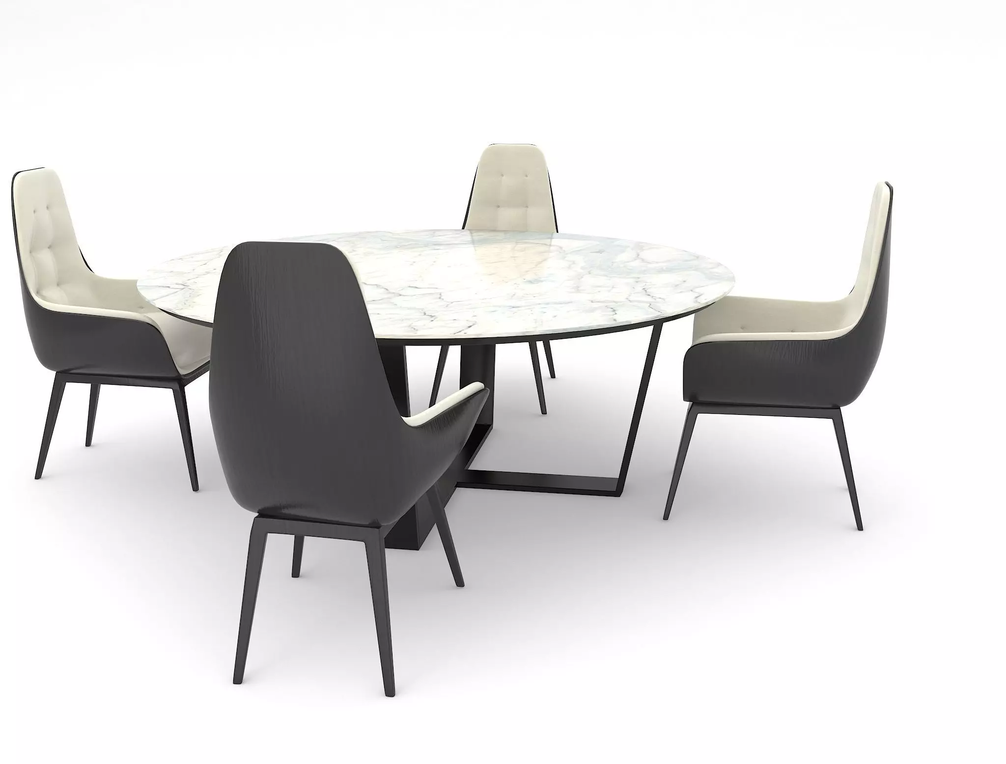 Dining Table 3D model_0