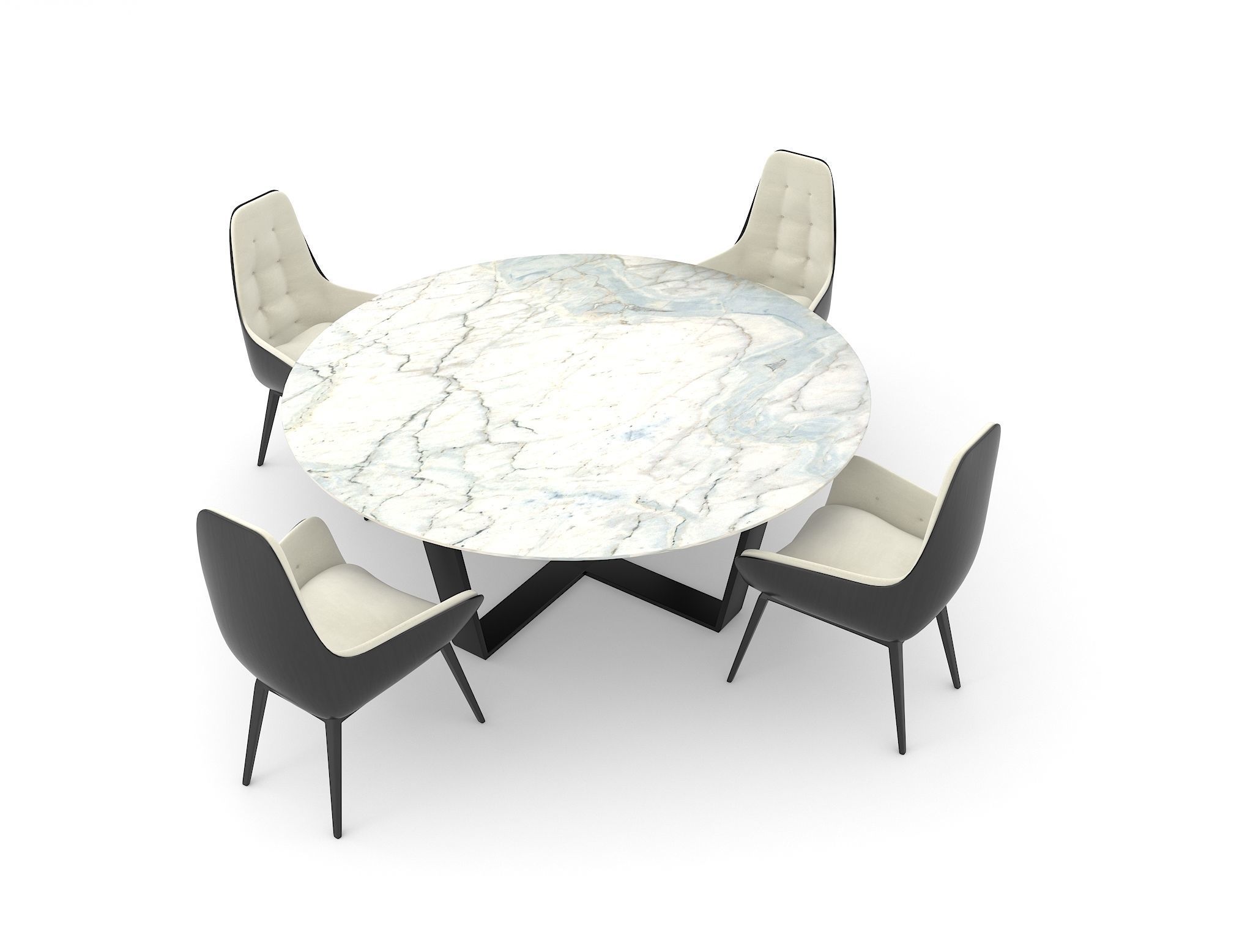 Dining Table 3D model_1