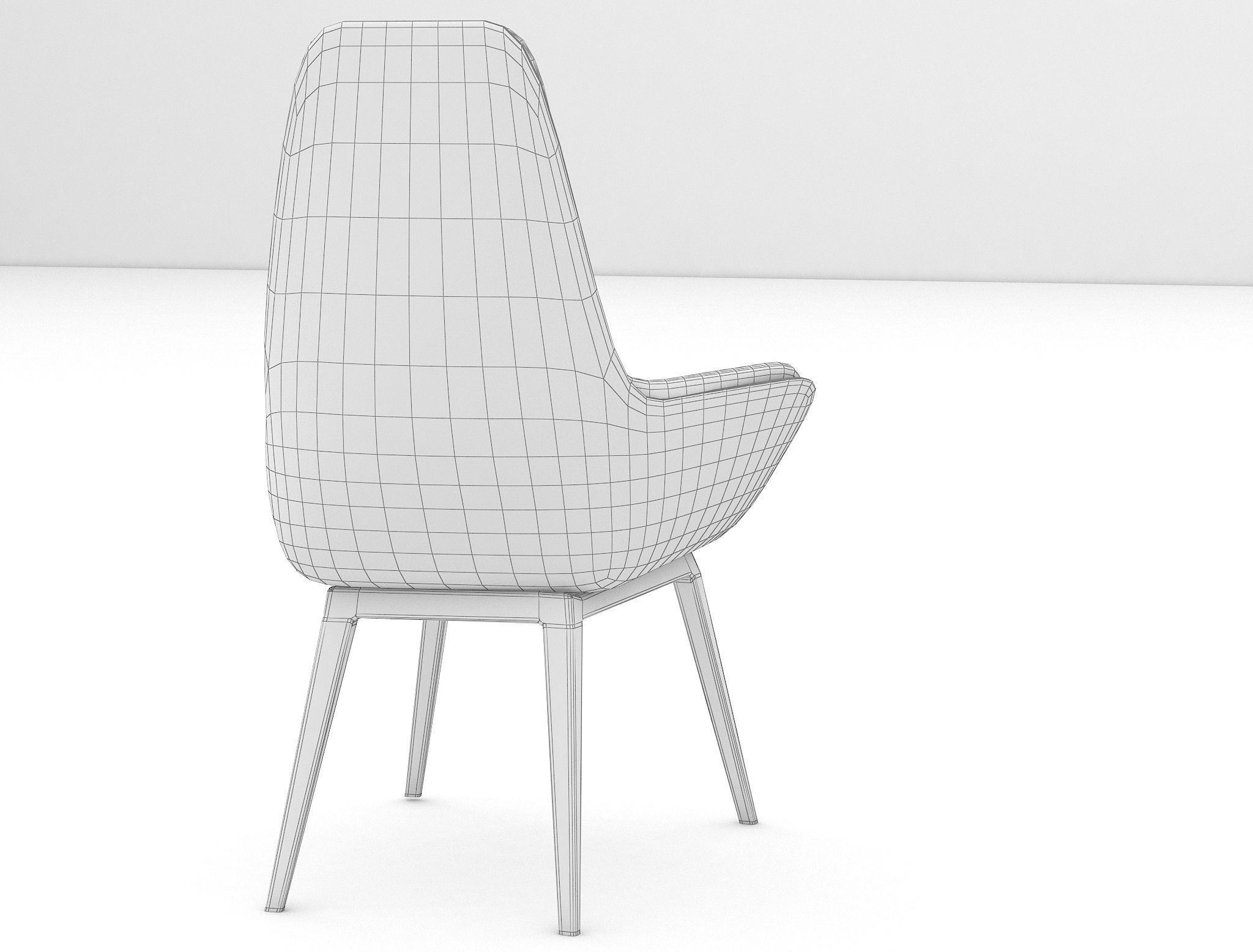 Dining Table 3D model_14