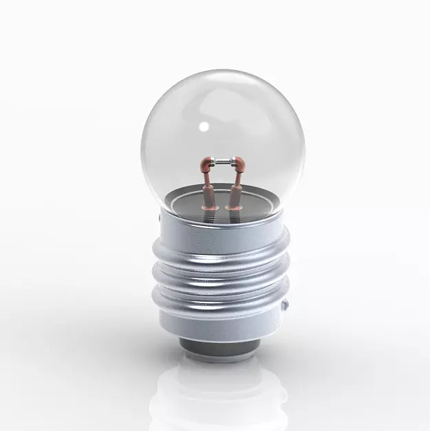 Torch Light Bulb 3D print model_0