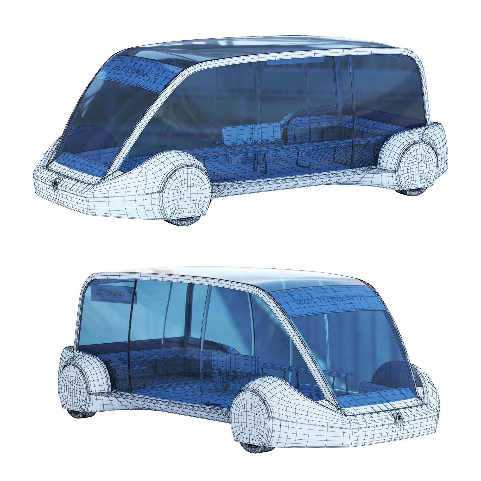 Tesla Pod 3D model_4