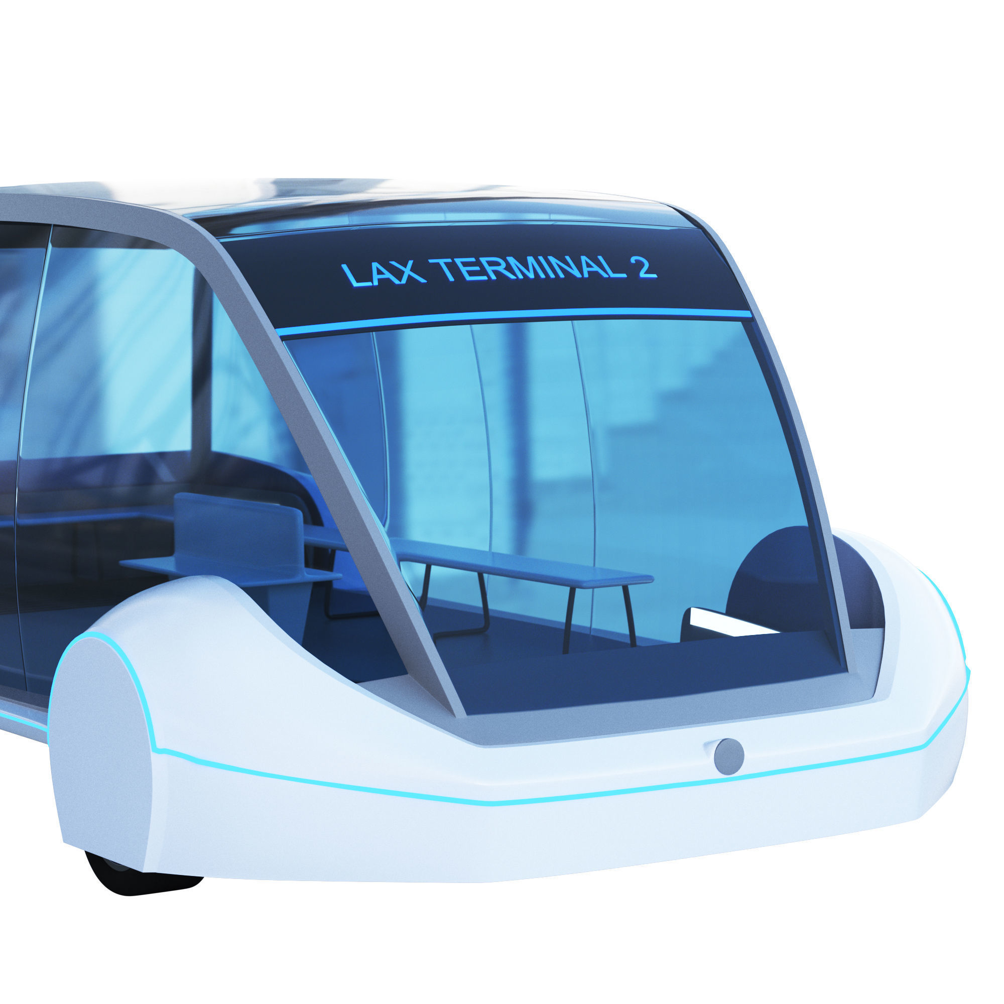 Tesla Pod 3D model_3