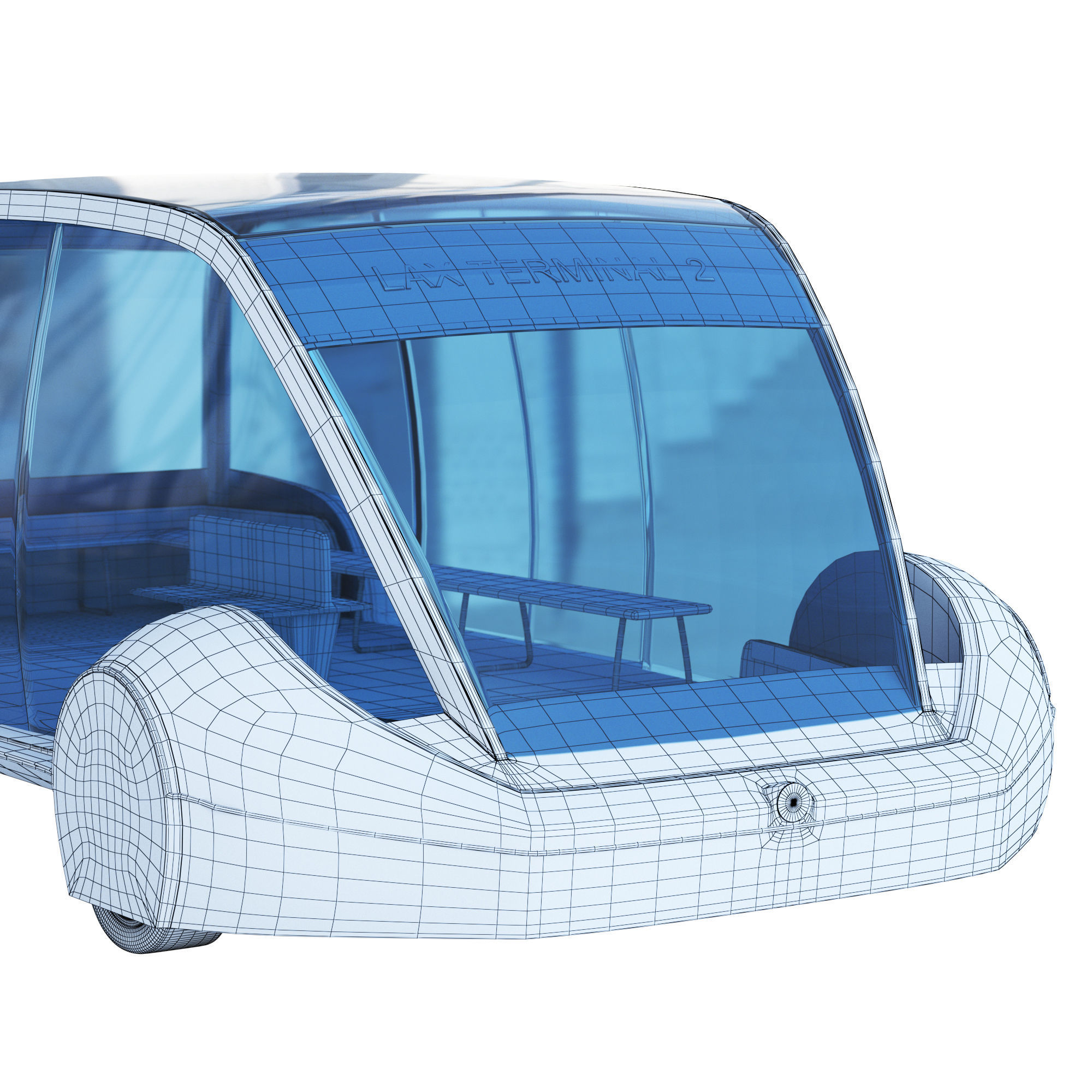 Tesla Pod 3D model_7