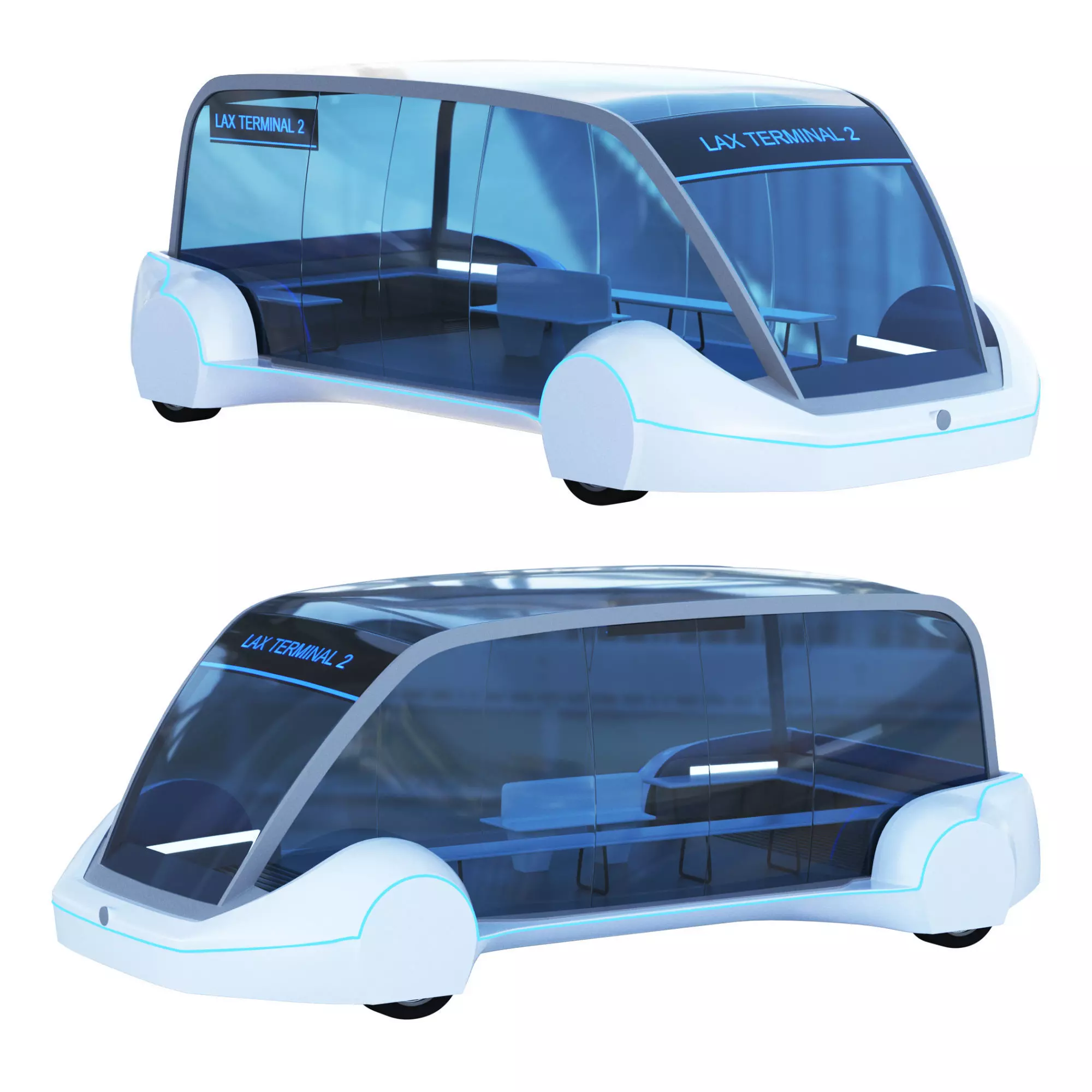 Tesla Pod 3D model_0