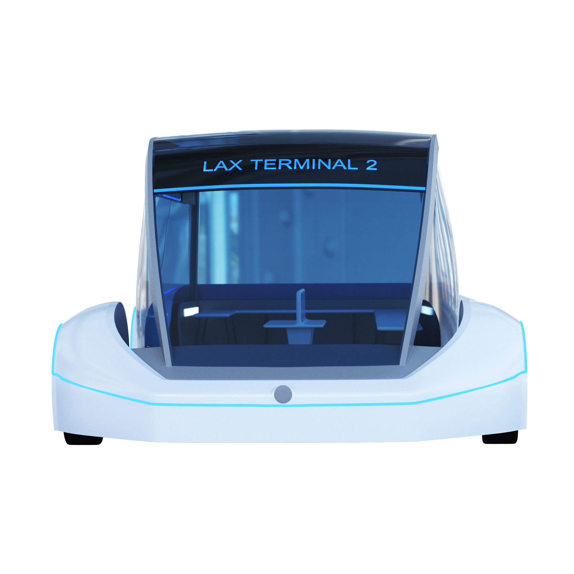 Tesla Pod 3D model_1