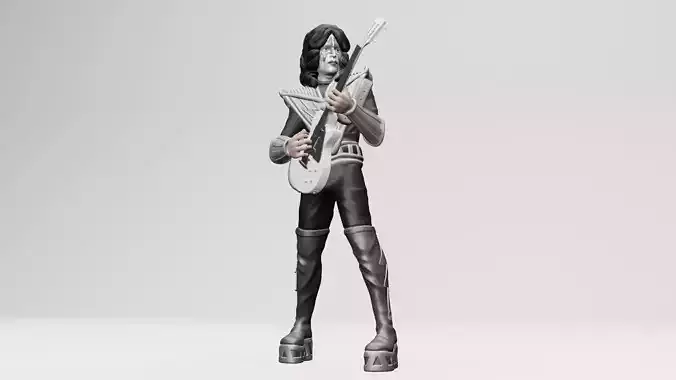 Tommy Thayer Kiss - 3Dprinting 3D print model