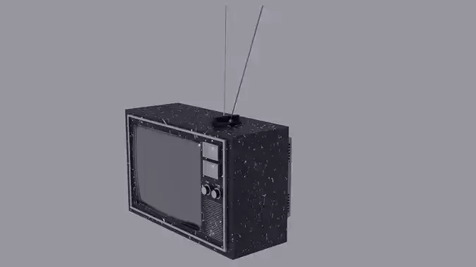 tv object interior screen Low-poly 3D model