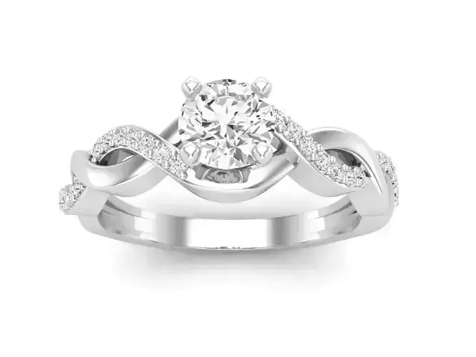 Solitaire diamond for woman