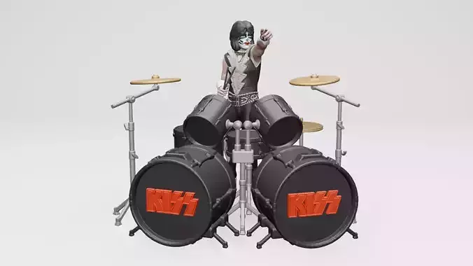 ERIC SINGER KISS - 3DPRINTING 3D print model