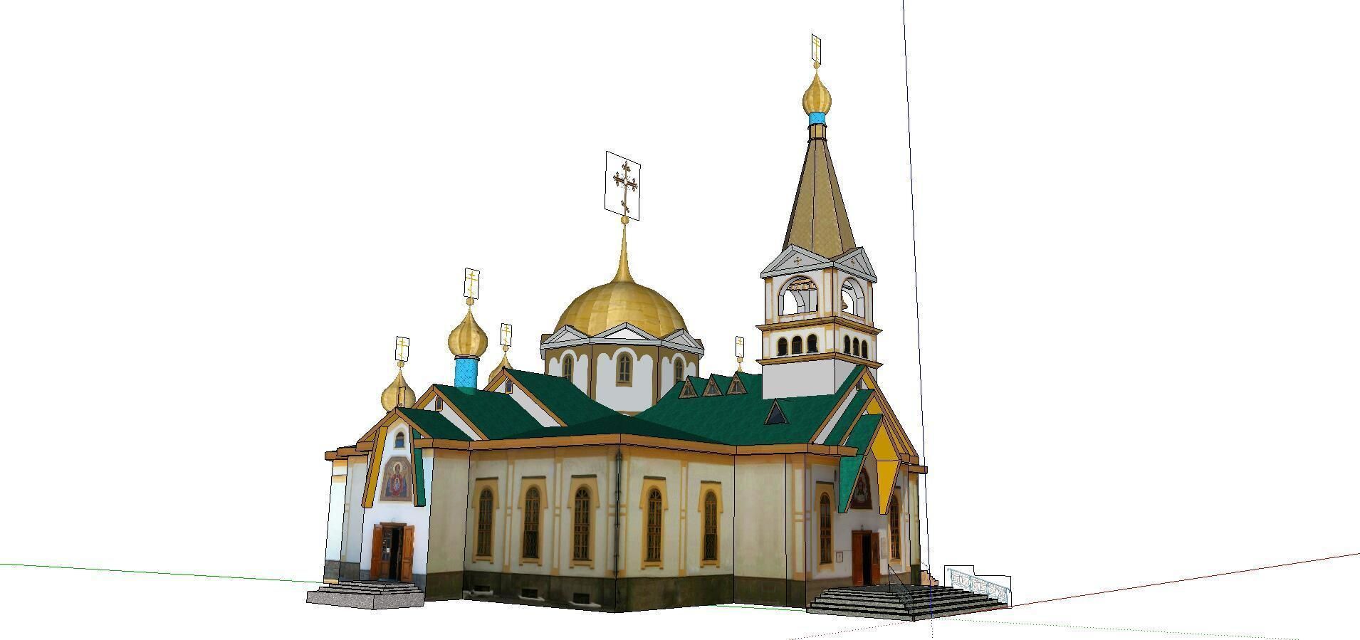 Architecture-Religion-God-Culture-Temple-05 church 3D model_1