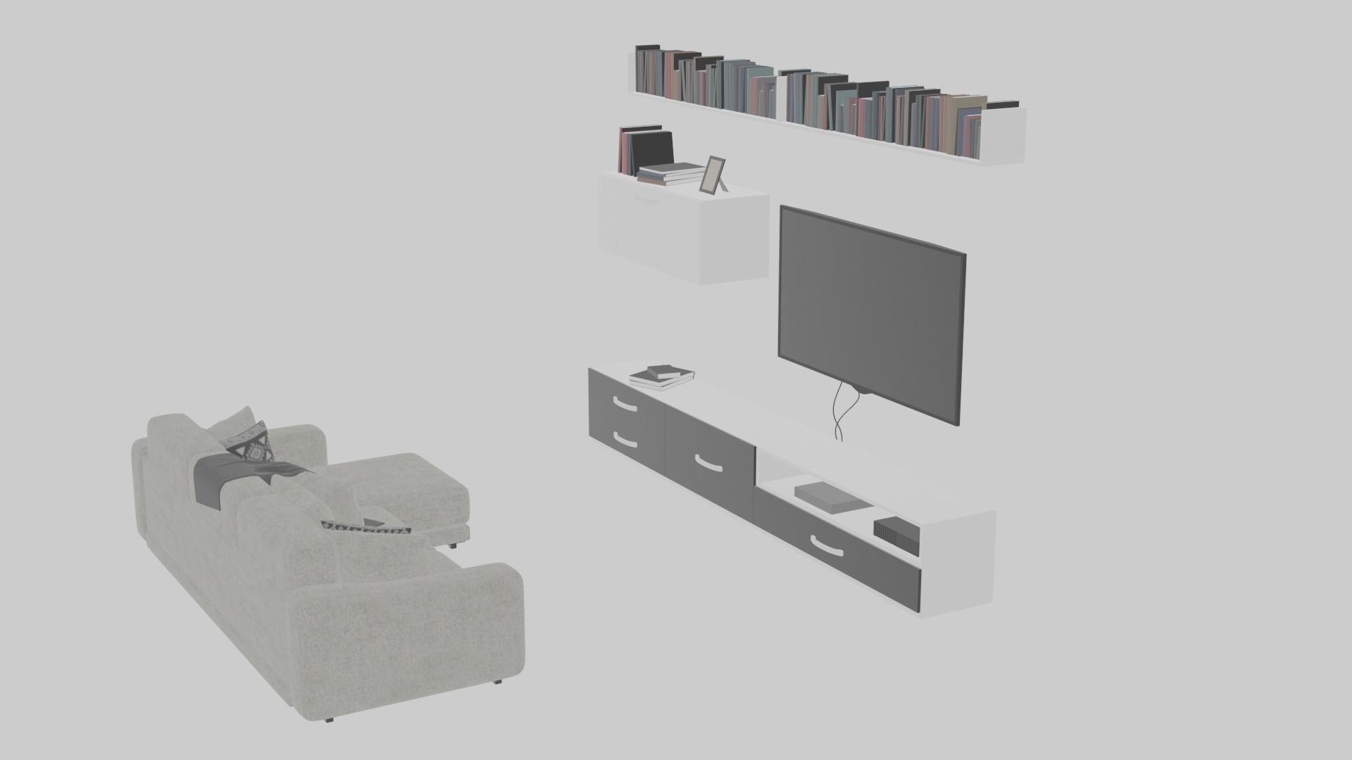 Modern house Collection 3D model_6