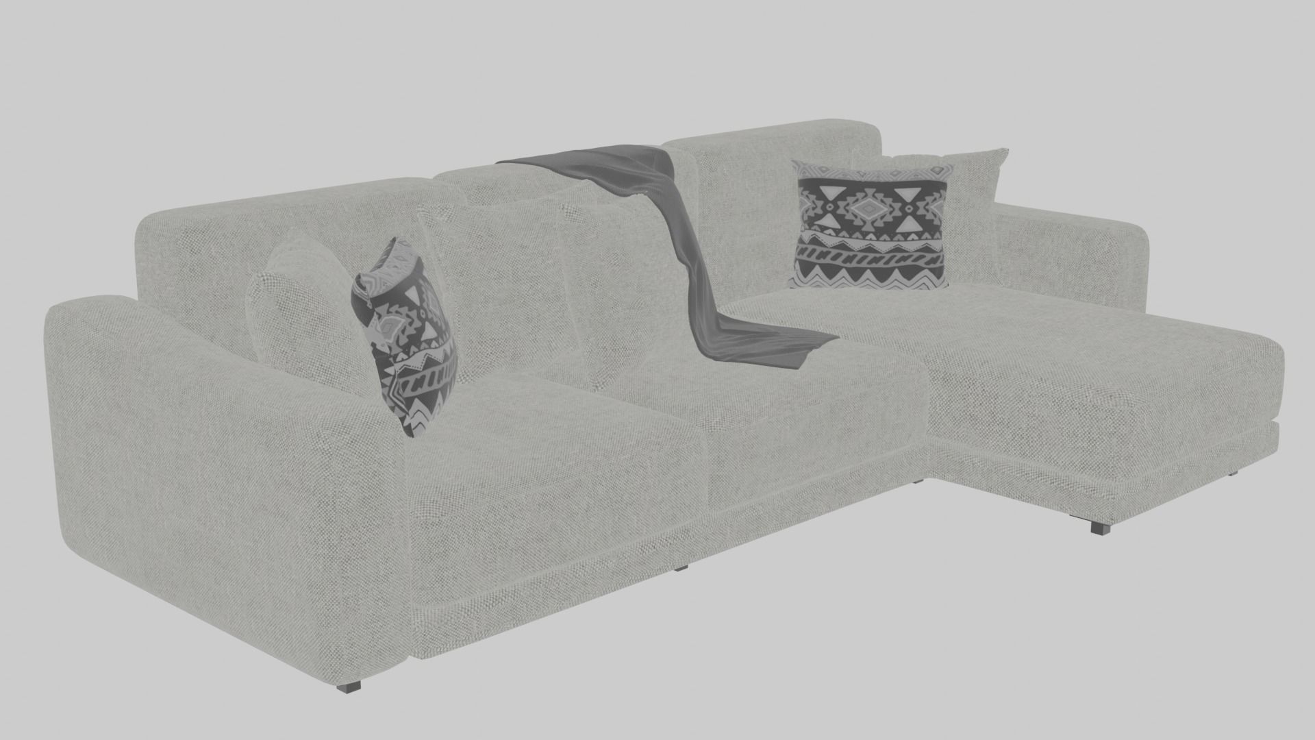 Modern house Collection 3D model_5