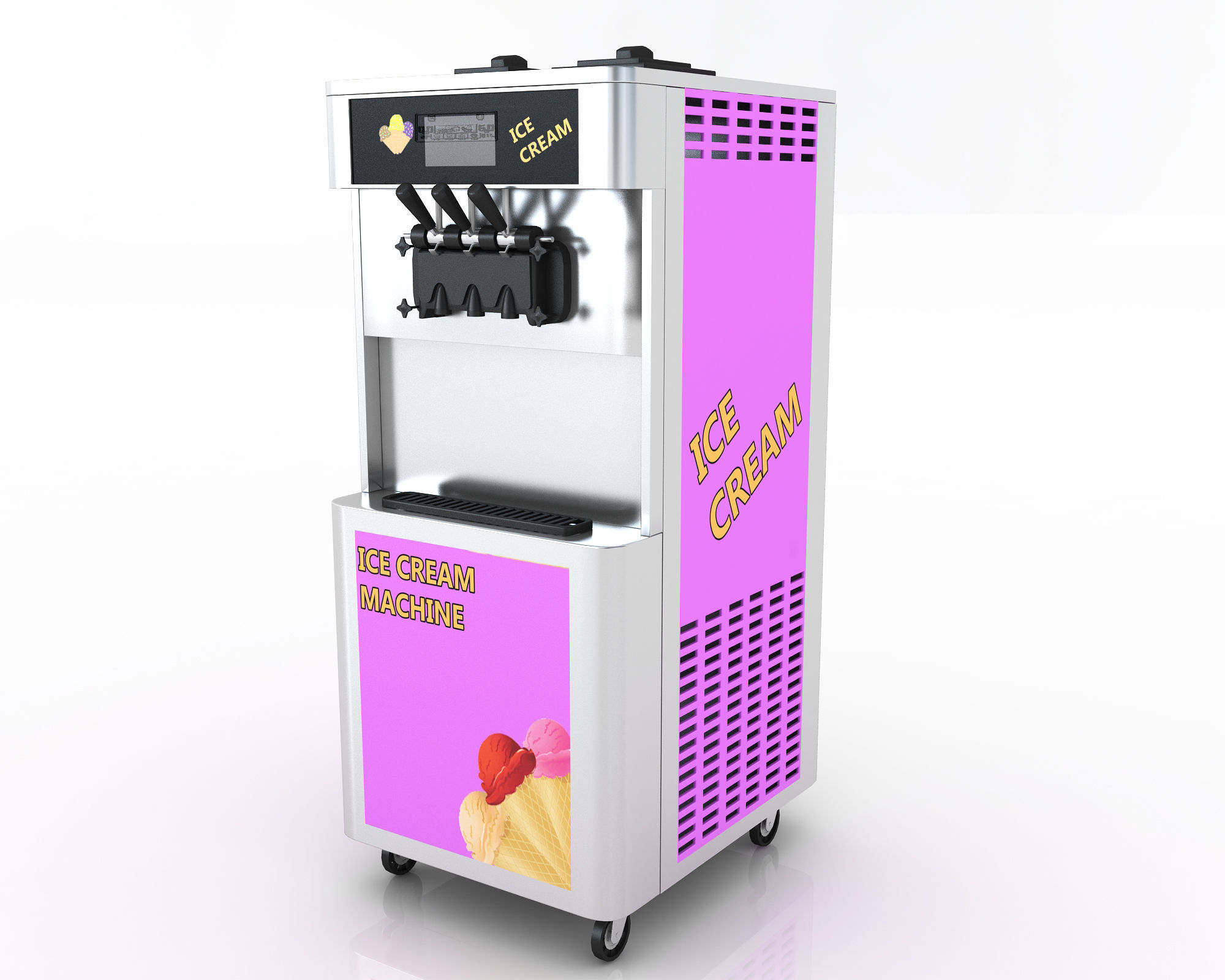 Ice Cream Dispenser 3D model_1