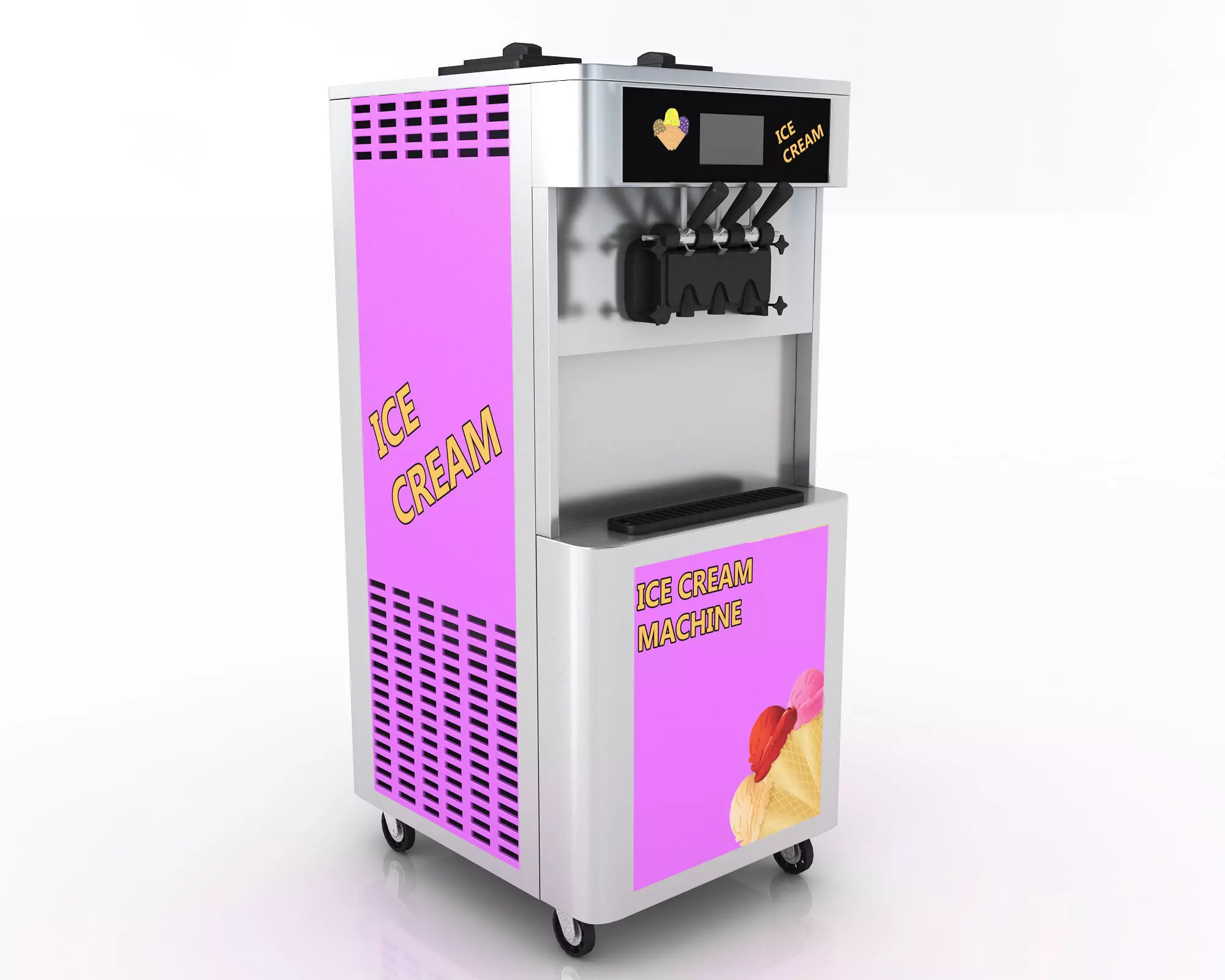 Ice Cream Dispenser 3D model_0