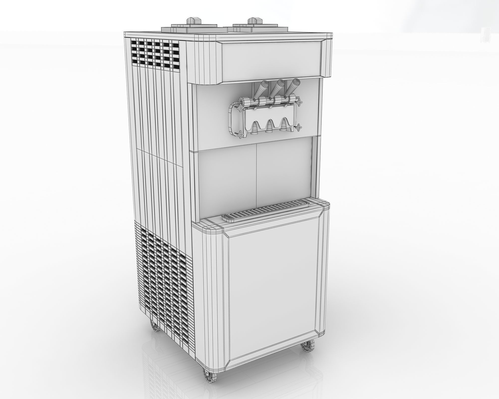 Ice Cream Dispenser 3D model_4