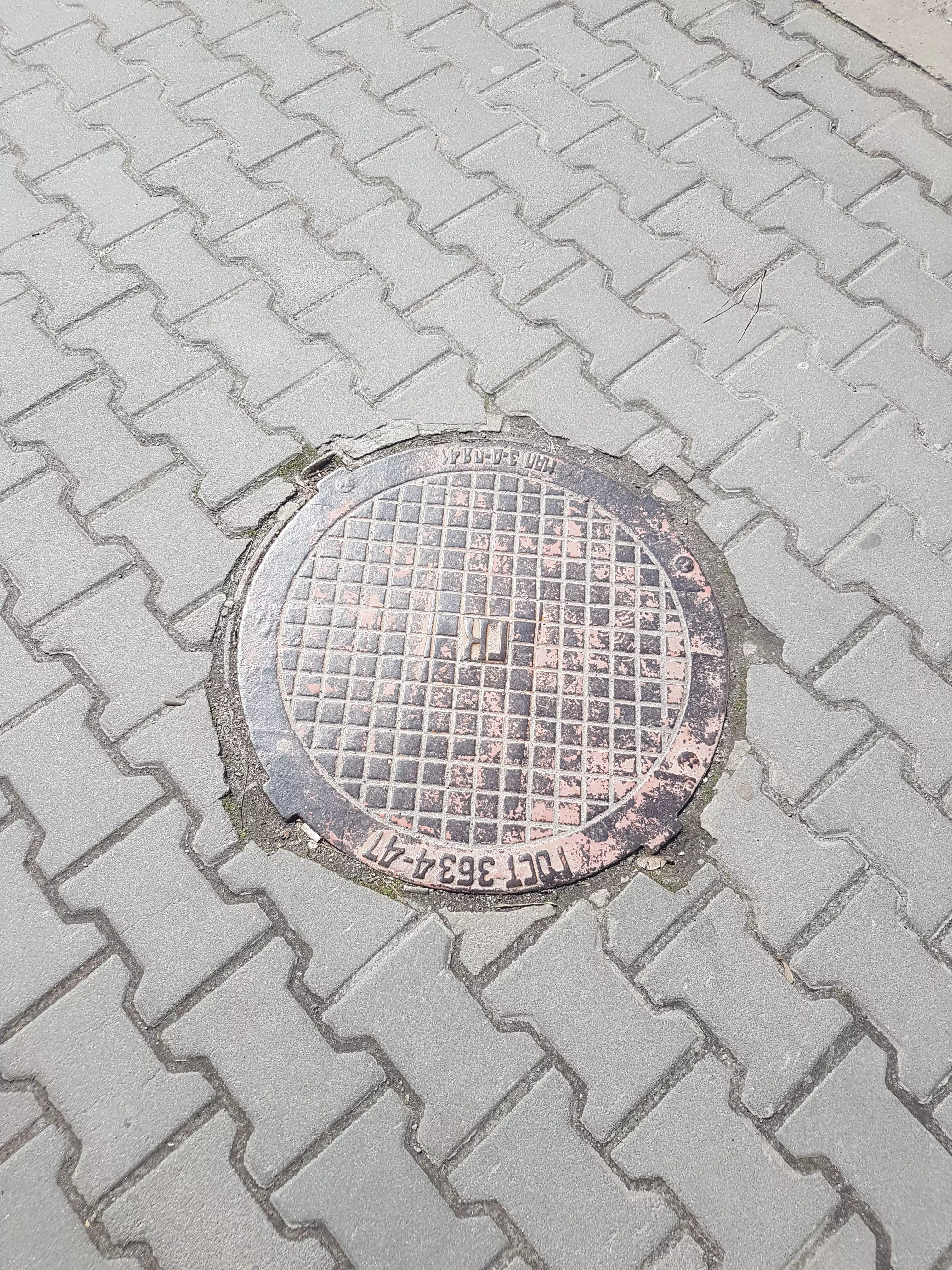 3DF Zephyr - Sewer Hatch type 5 Low-poly 3D model_0