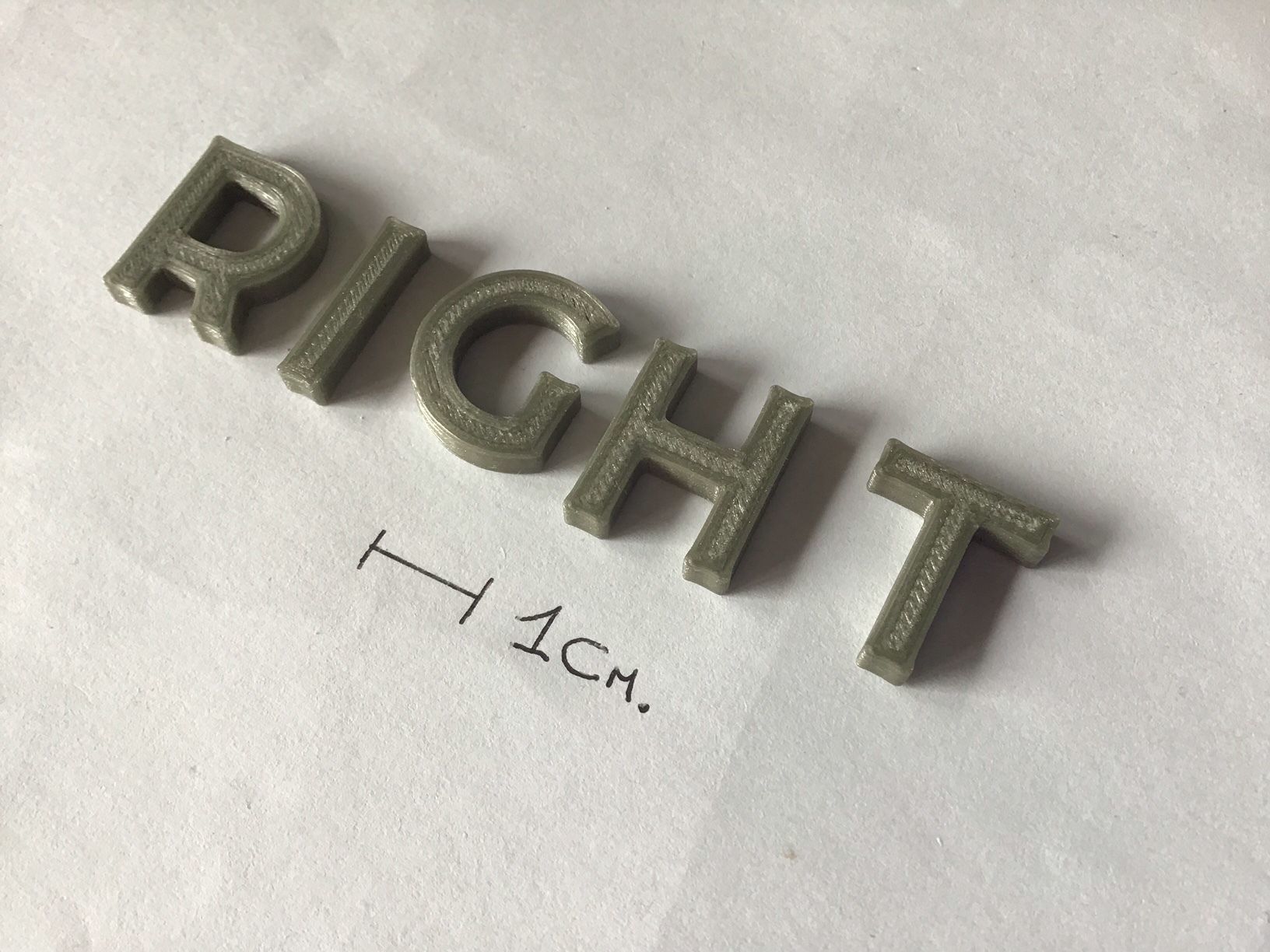 RIGHT uppercase and lowercase 3D Letters STL FILE 3D print model_4