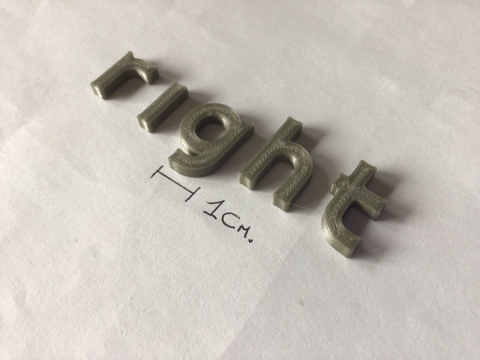 RIGHT uppercase and lowercase 3D Letters STL FILE 3D print model_7