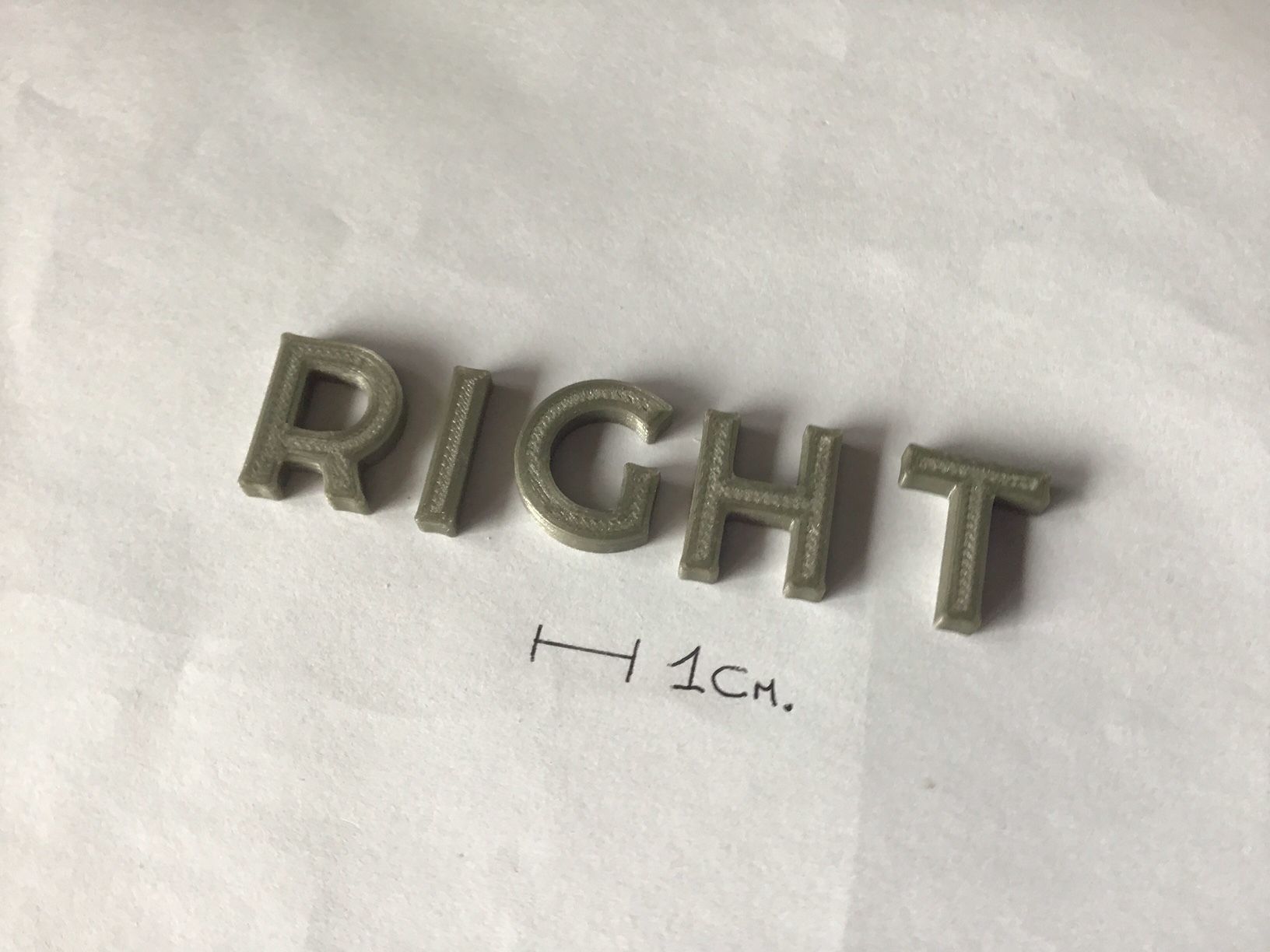 RIGHT uppercase and lowercase 3D Letters STL FILE 3D print model_3