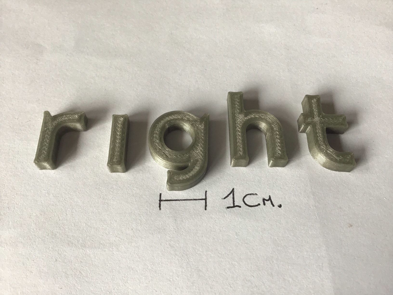 RIGHT uppercase and lowercase 3D Letters STL FILE 3D print model_6