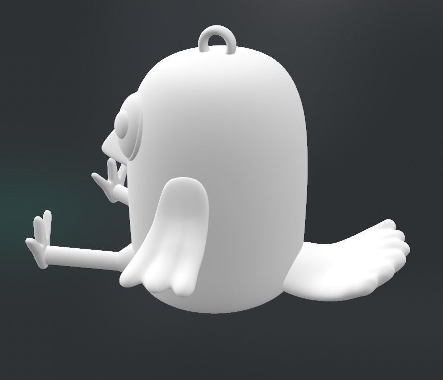 COW BRO KEYCHAIN FROM CALL OF DUTY WARZONE 3D print model_1