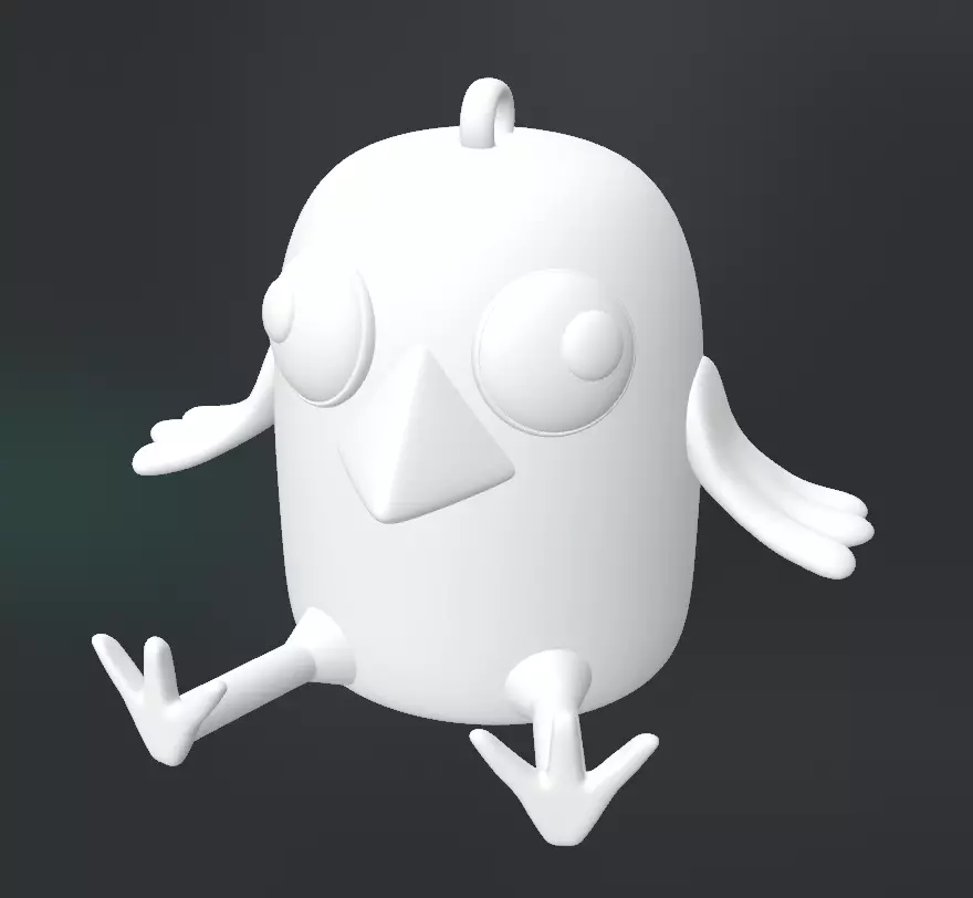 COW BRO KEYCHAIN FROM CALL OF DUTY WARZONE 3D print model_0