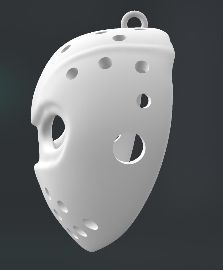Cod Jason Mask JASON MASK KEYCHAIN FROM CALL OF DUTY WARZONE 3D model 3D printable ...