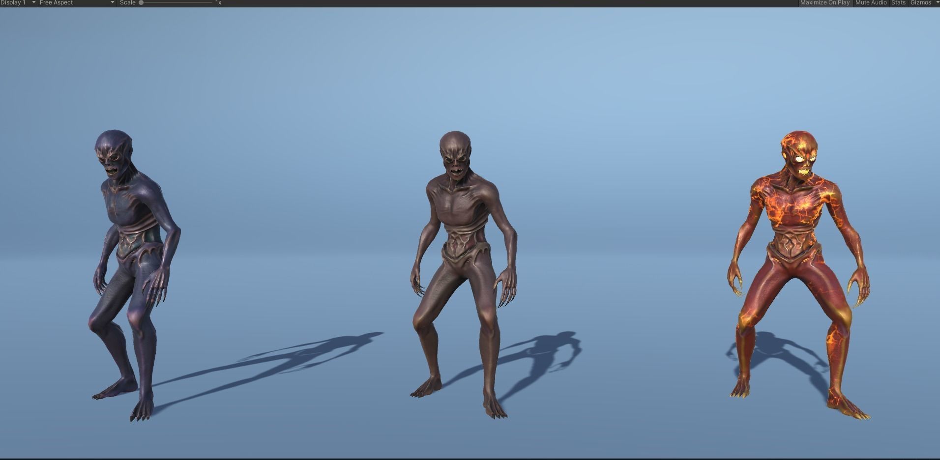 Alien Soldier Low-poly 3D model_23