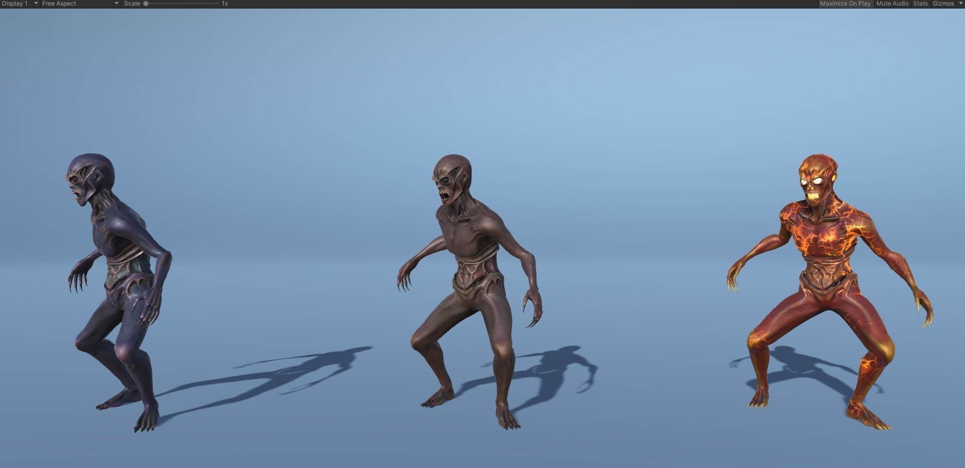 Alien Soldier Low-poly 3D model_24