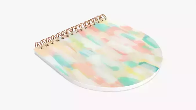 Notebook pad with spiral 03