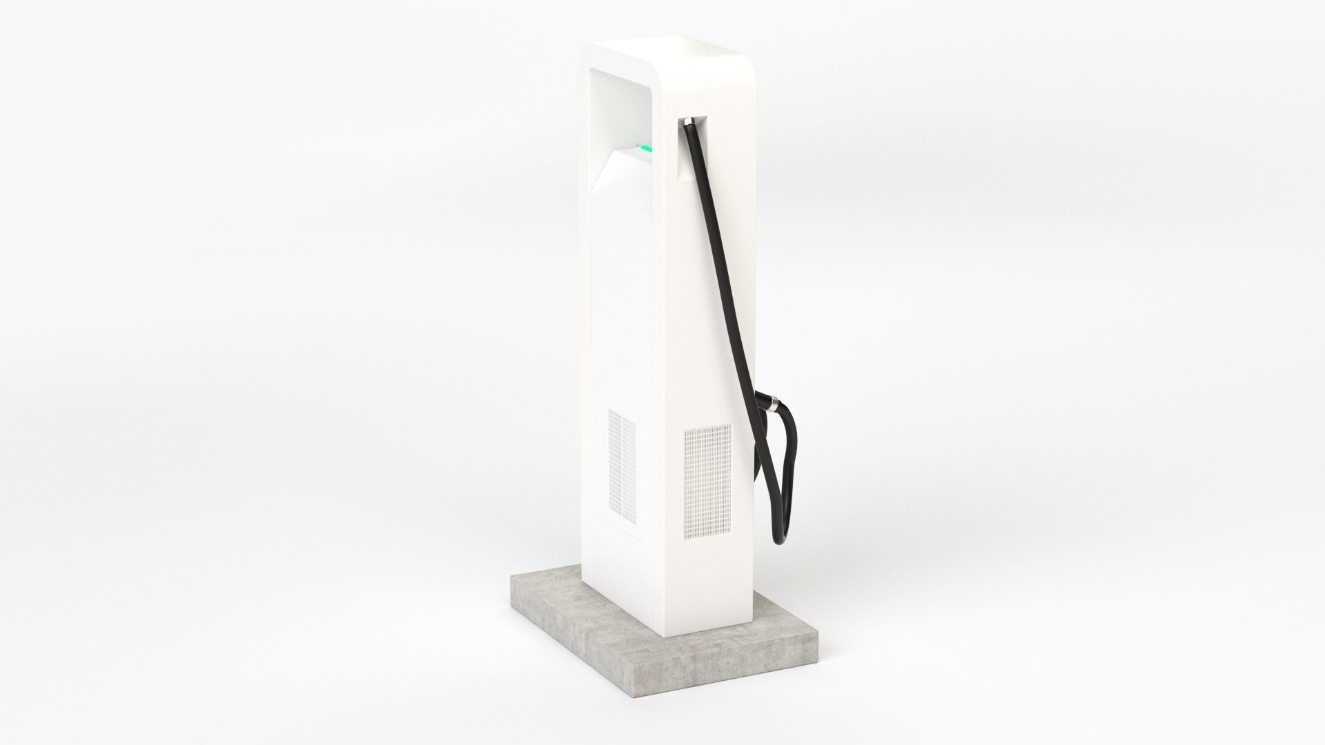 Electric Vehicle Charging Station Electrify America Part 1 3D model_23