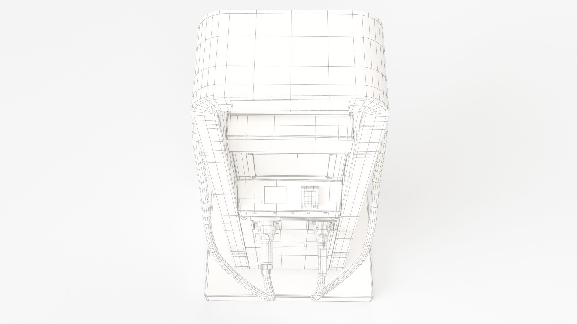 Electric Vehicle Charging Station Electrify America Part 1 3D model_6