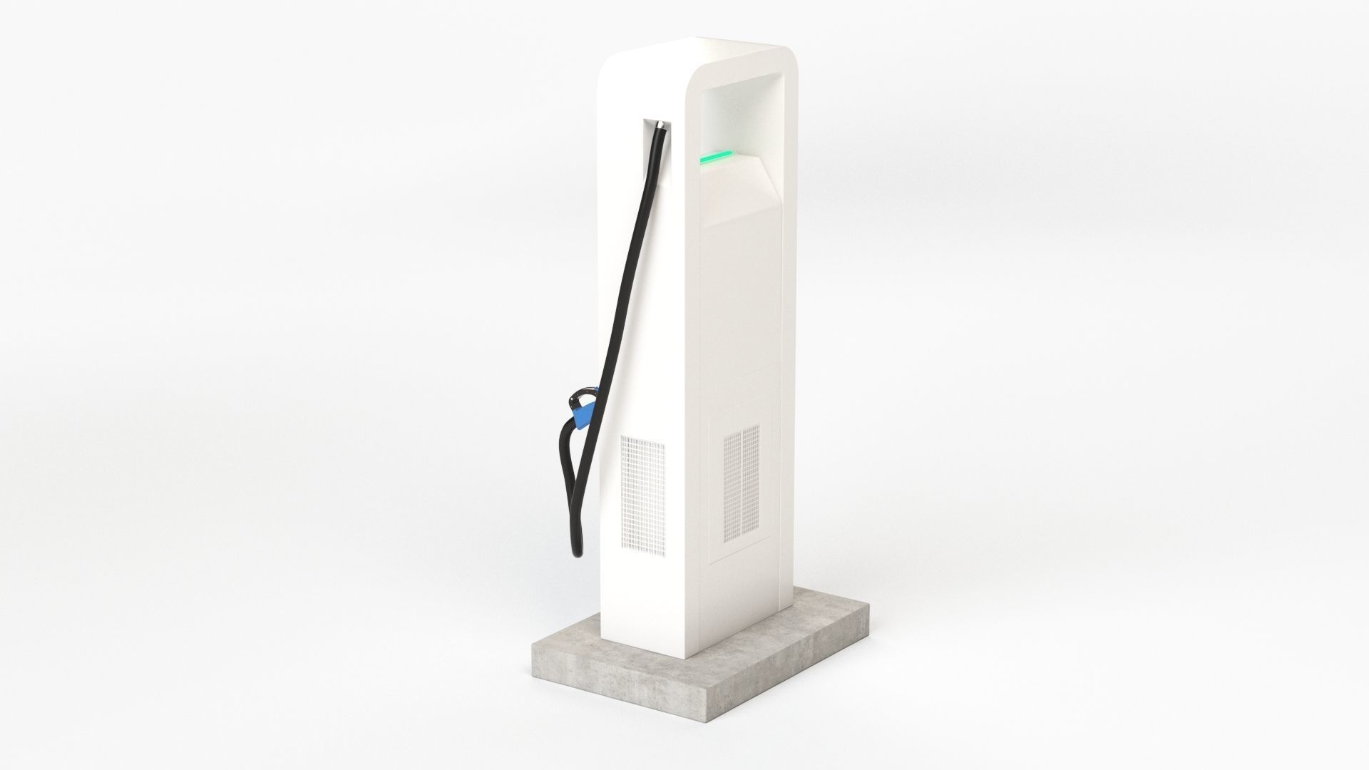 Electric Vehicle Charging Station Electrify America Part 1 3D model_27