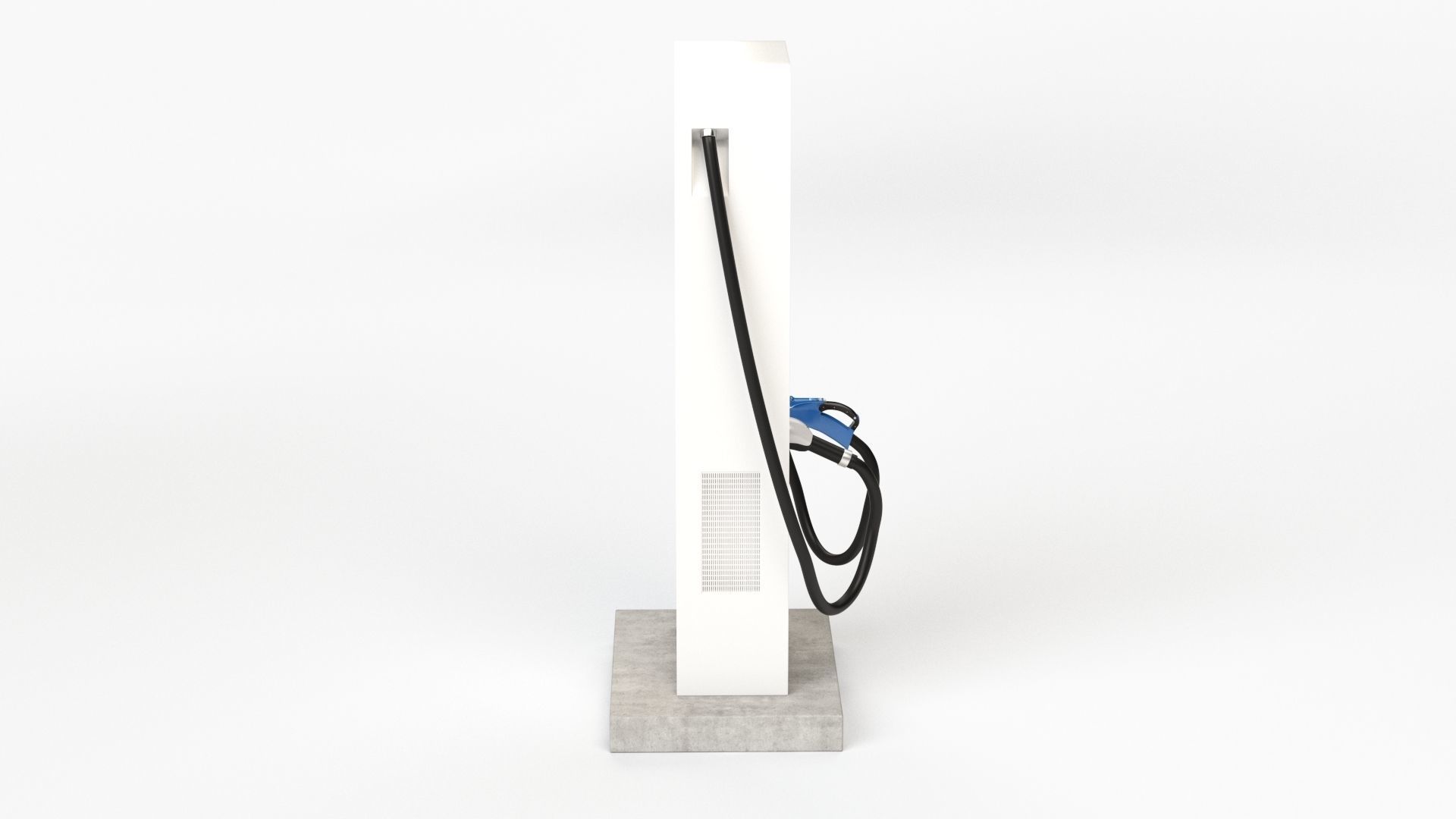 Electric Vehicle Charging Station Electrify America Part 1 3D model_22