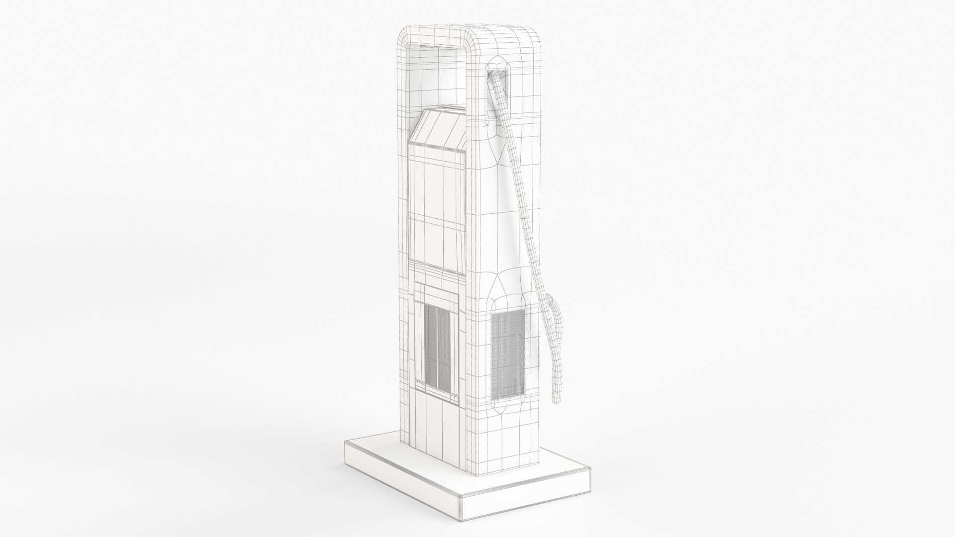 Electric Vehicle Charging Station Electrify America Part 1 3D model_12