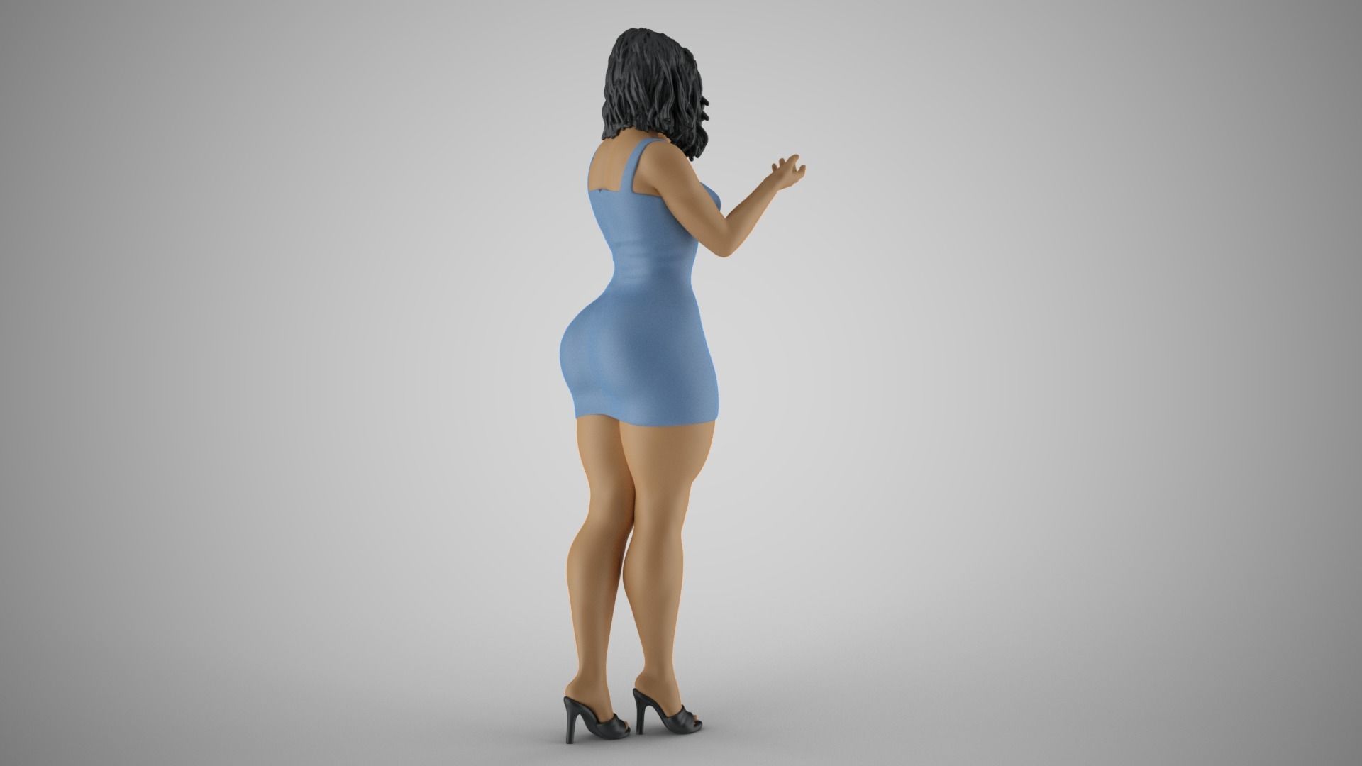 Woman Wants Peace 3D print model_8