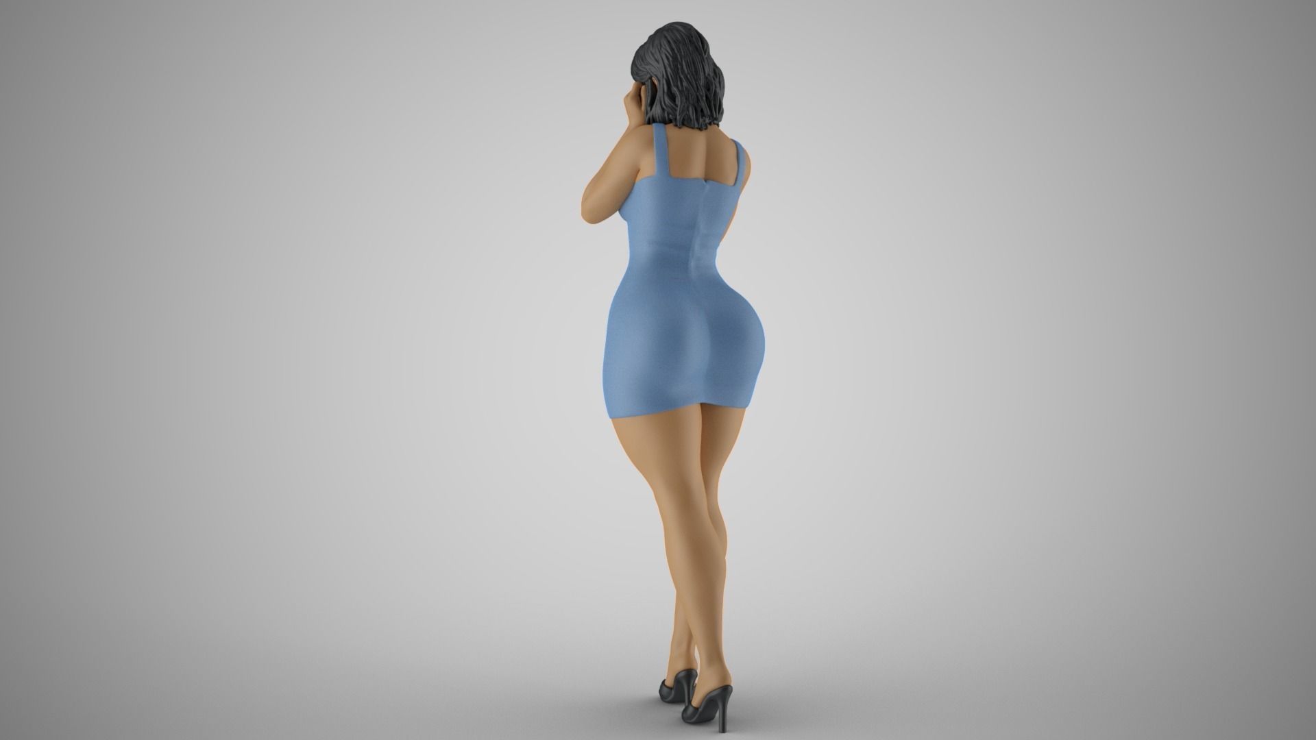 Woman Wants Peace 3D print model_6