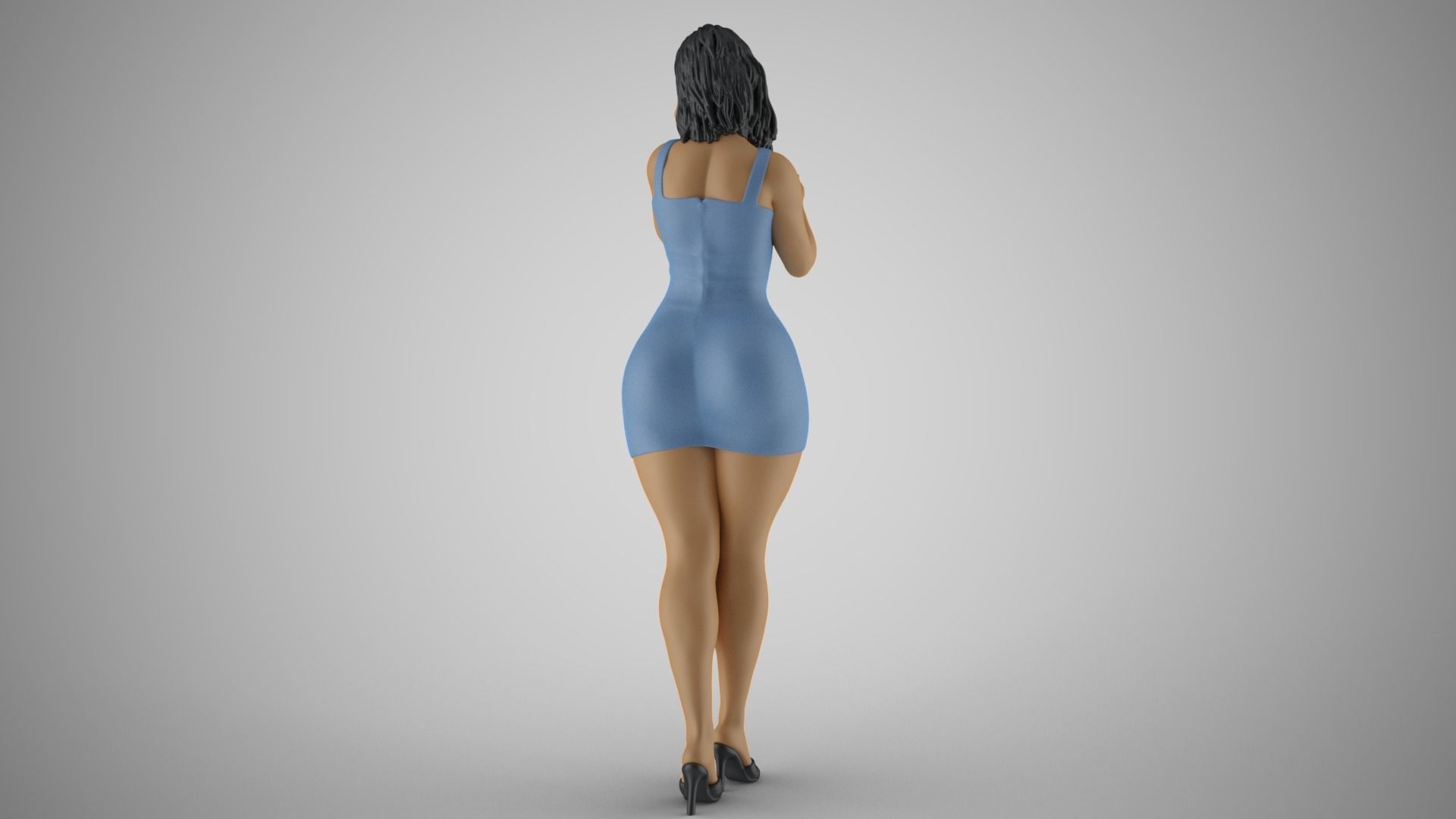 Woman Wants Peace 3D print model_7