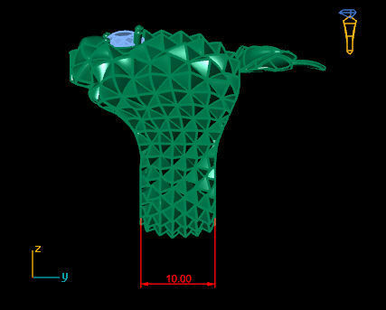 pineapple skull ring 3D print model_6