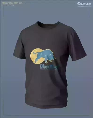Basic T-shirt 3d model 3D model