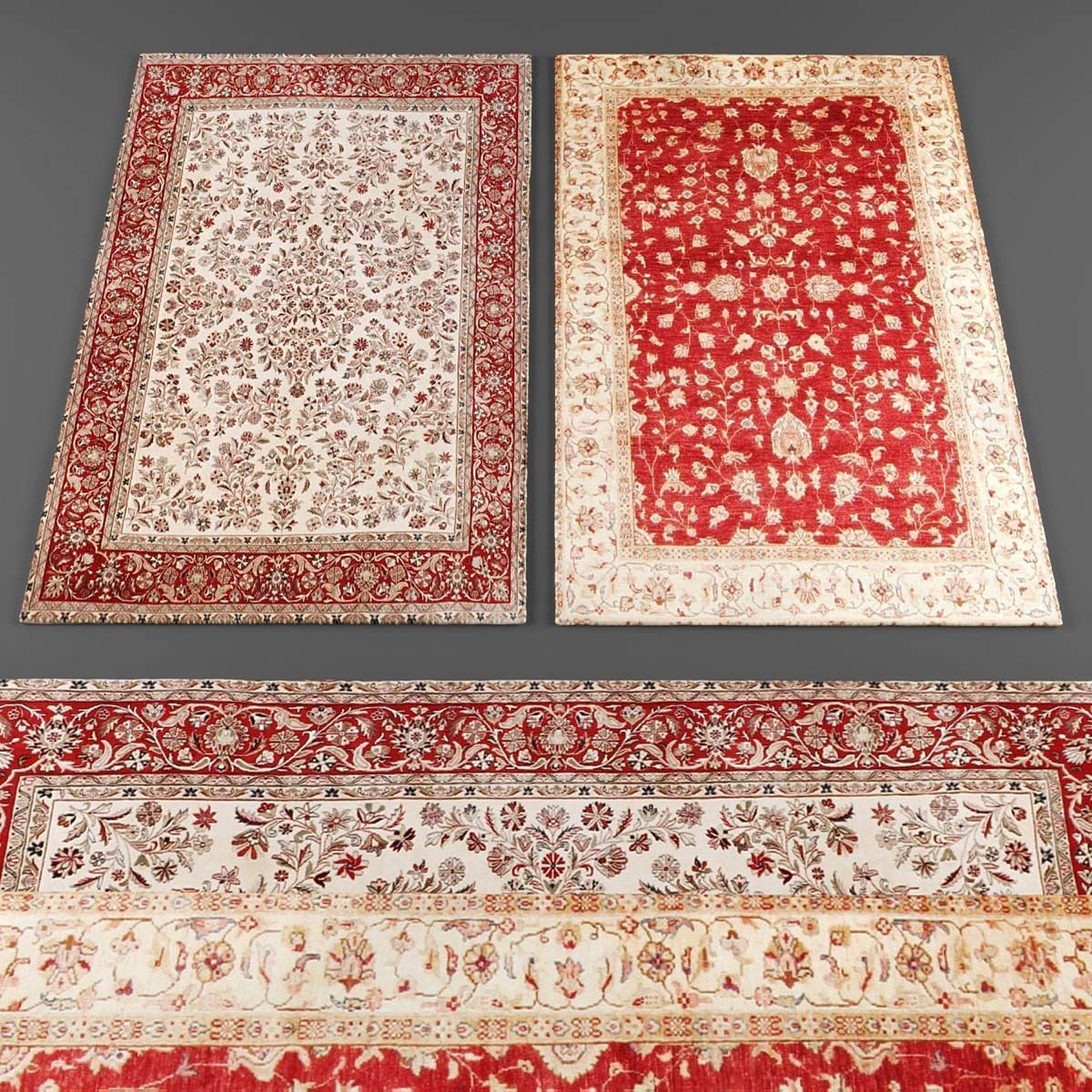 Rugs collection 316 Low-poly 3D model_1