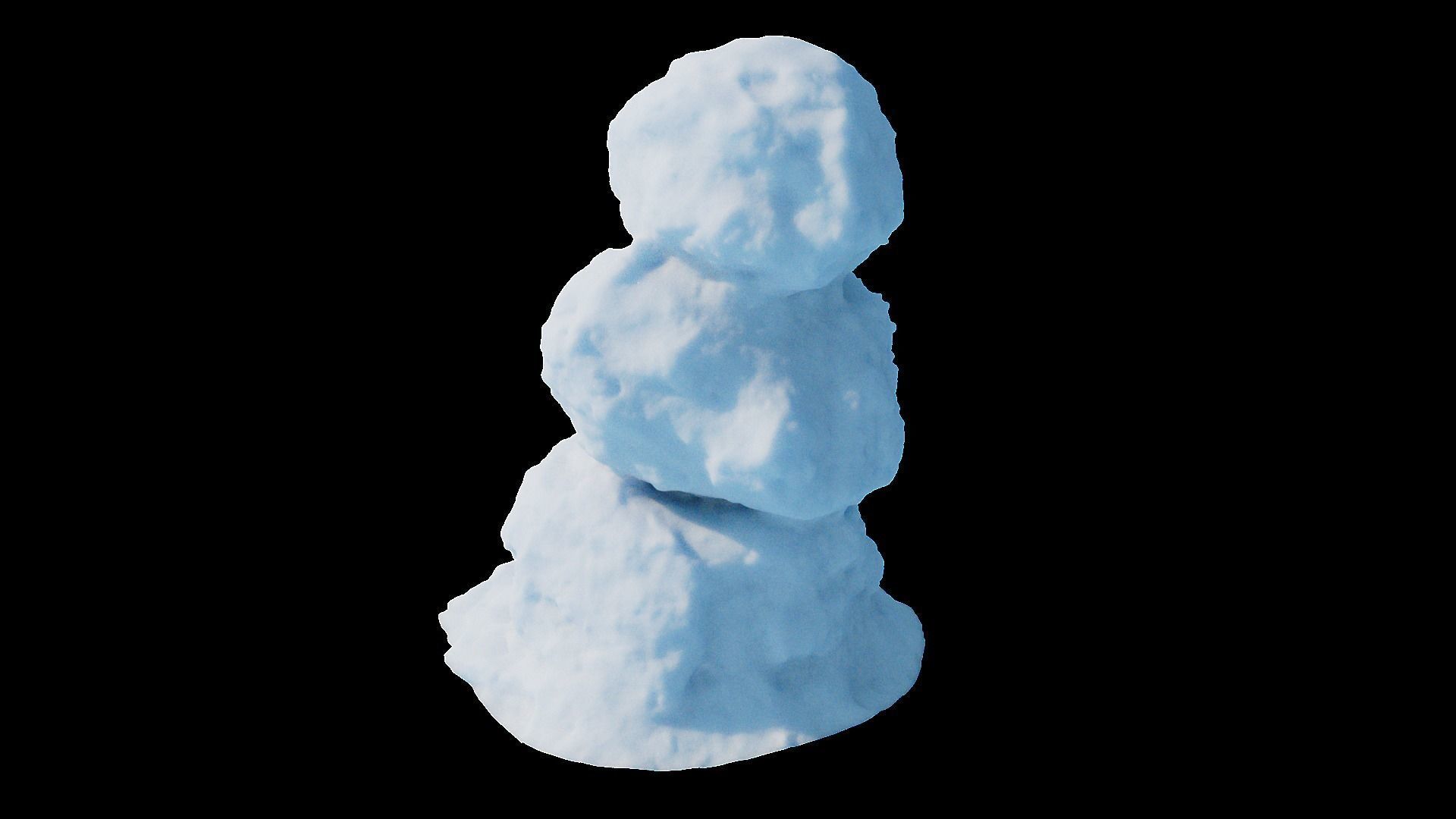 Easy Snow Environment Kitbash Pack 3D model_15