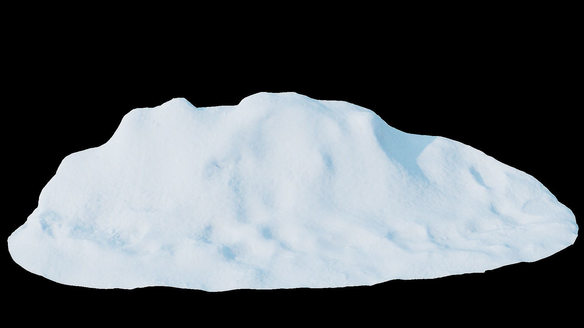 Easy Snow Environment Kitbash Pack 3D model_16