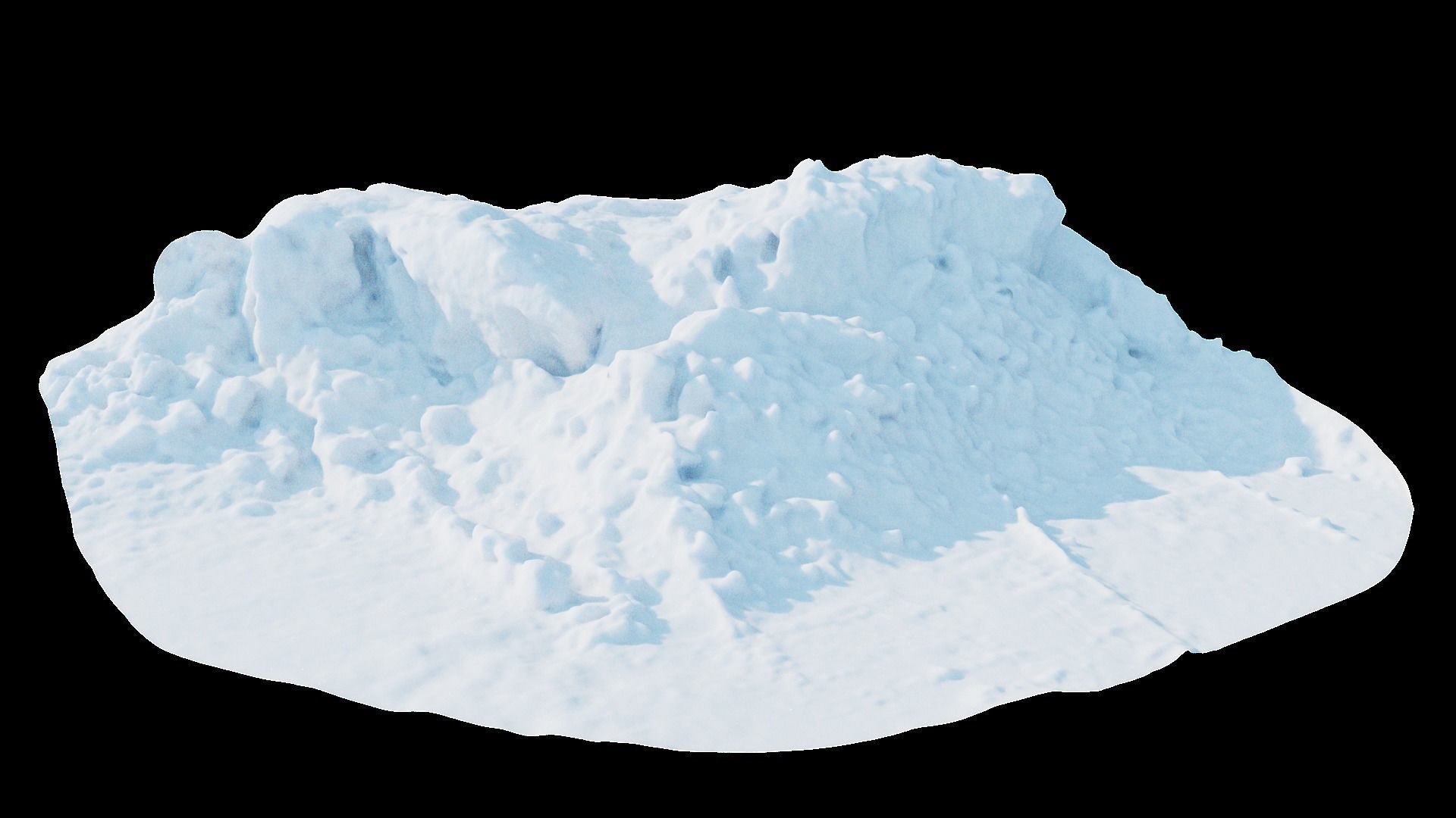 Easy Snow Environment Kitbash Pack 3D model_22