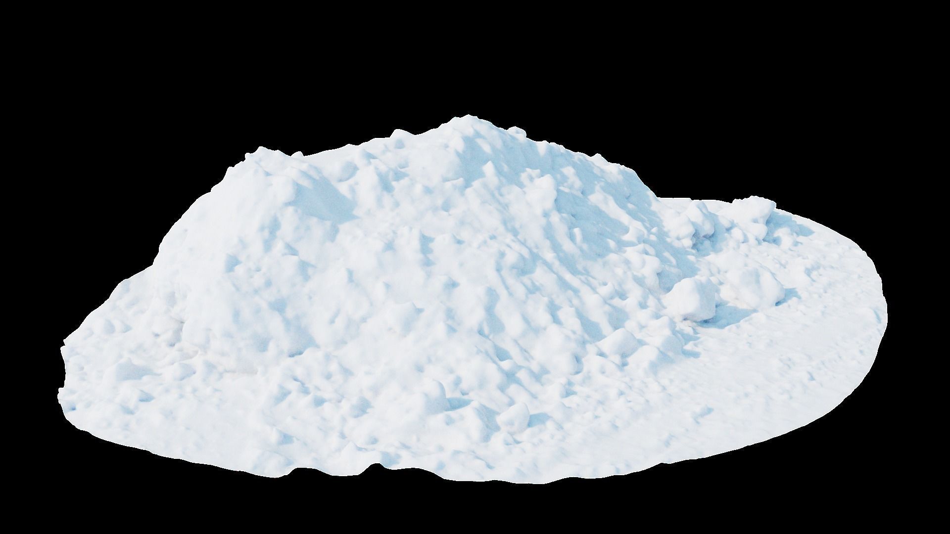 Easy Snow Environment Kitbash Pack 3D model_5